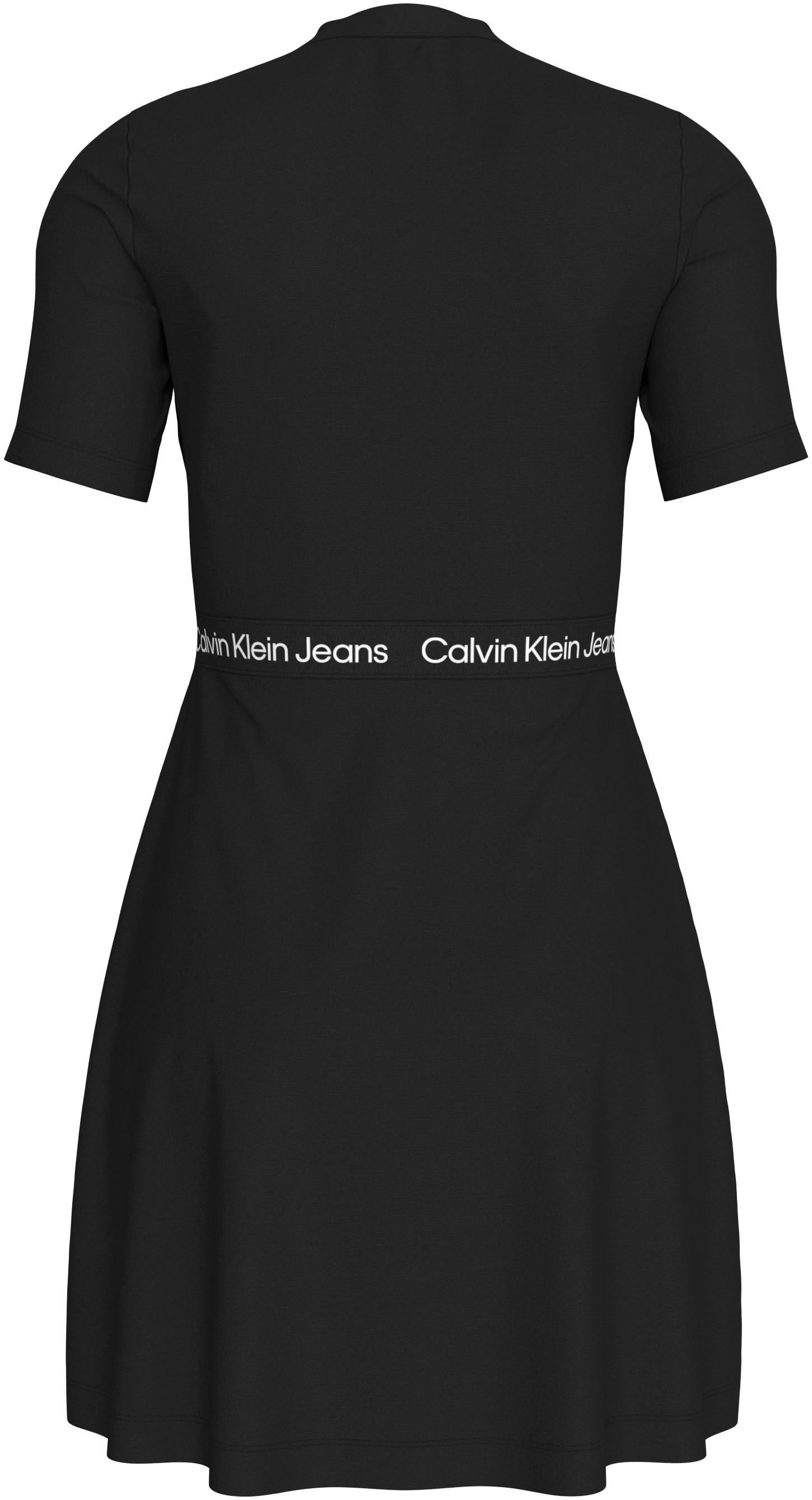 Calvin Klein Jeans Plus Skaterkleid »PLUS TAPE MILANO SS DRESS«, in Großen Größen und mit Logoschriftzug
