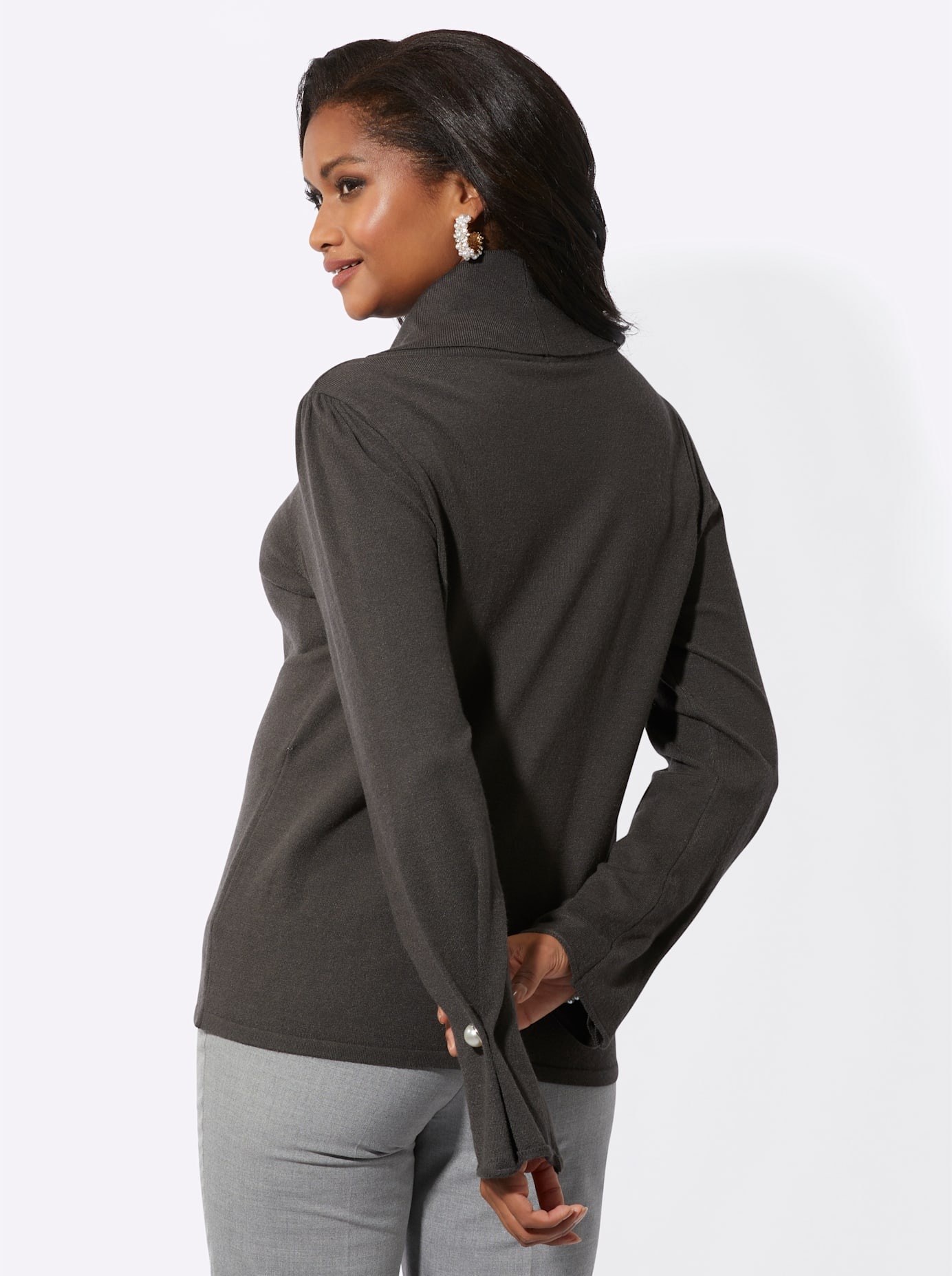 Lady Rollkragenpullover "Langarm-Pullover" günstig online kaufen