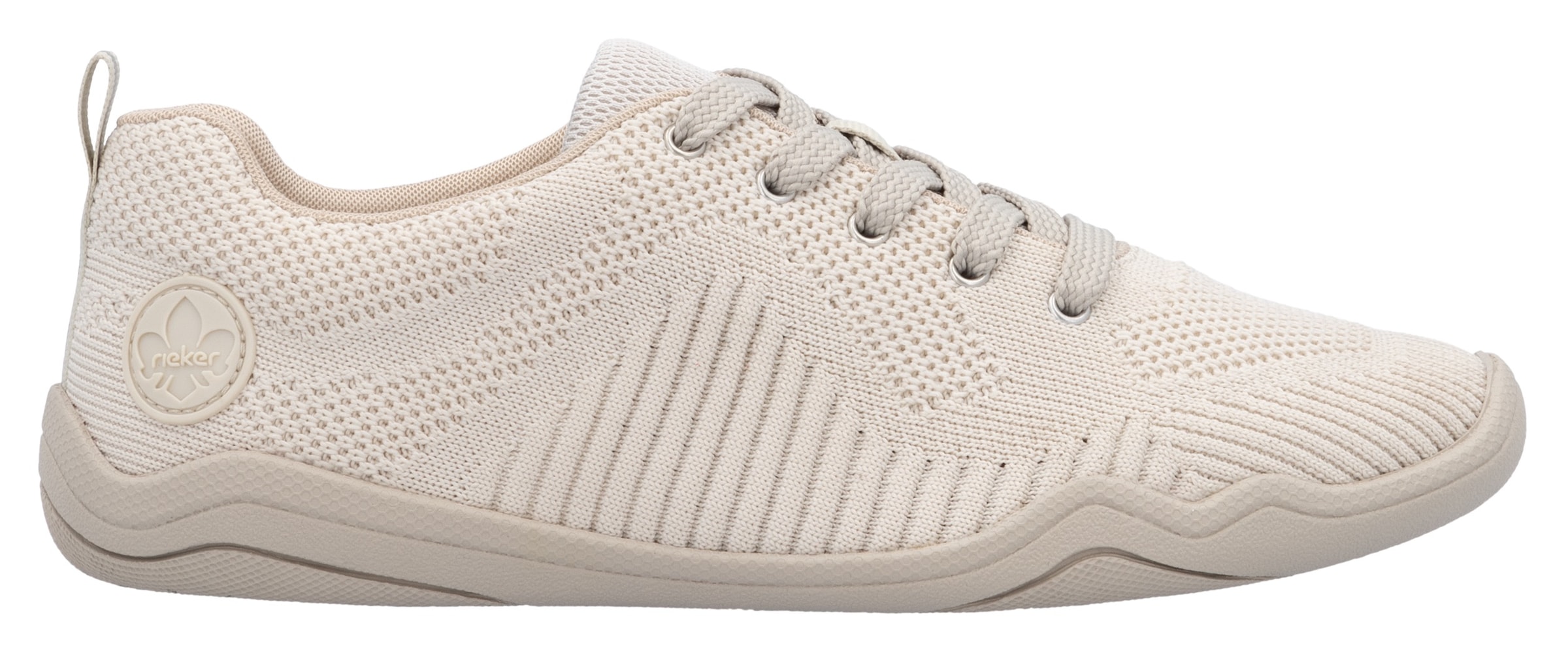 Rieker Sneaker, Barfußschuh, Schnürschuh, Halbschuh mit Schaftrandpolsterung