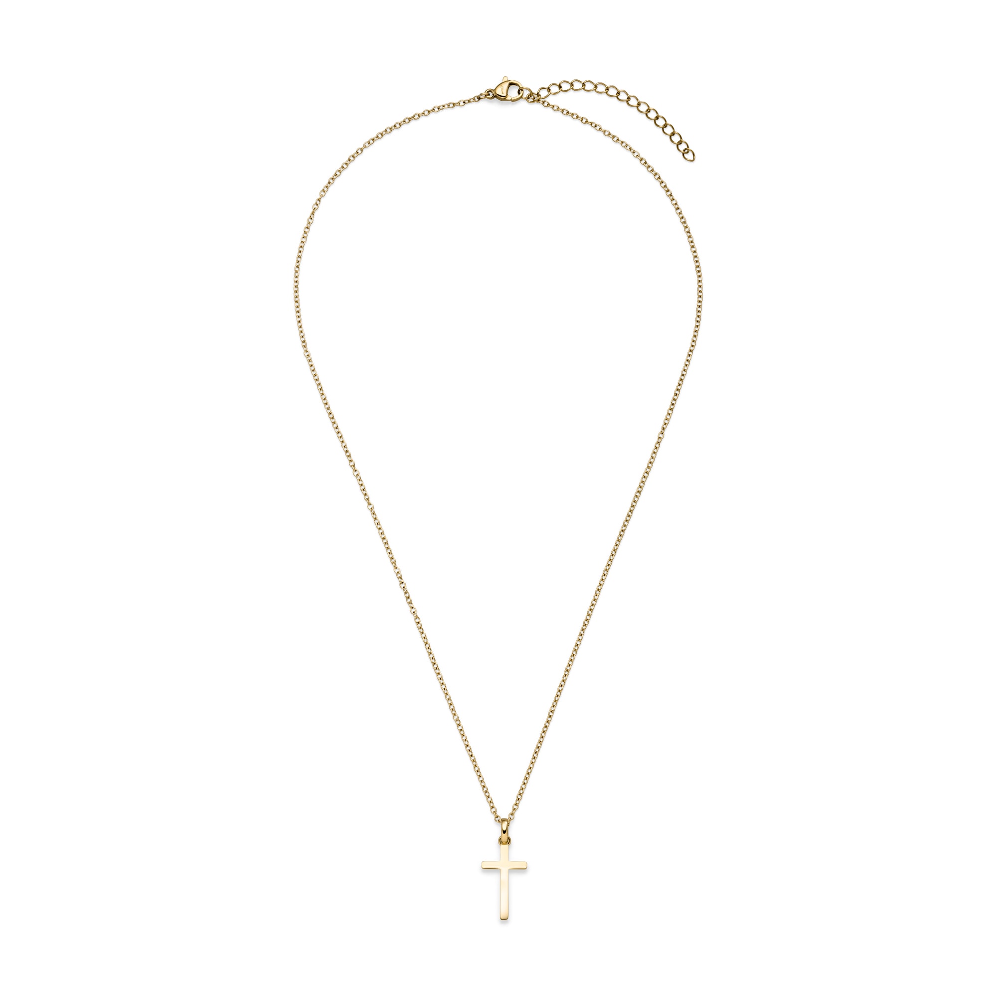 s.Oliver Kette mit Anhänger »Modern Cross, Kreuz-Optik«