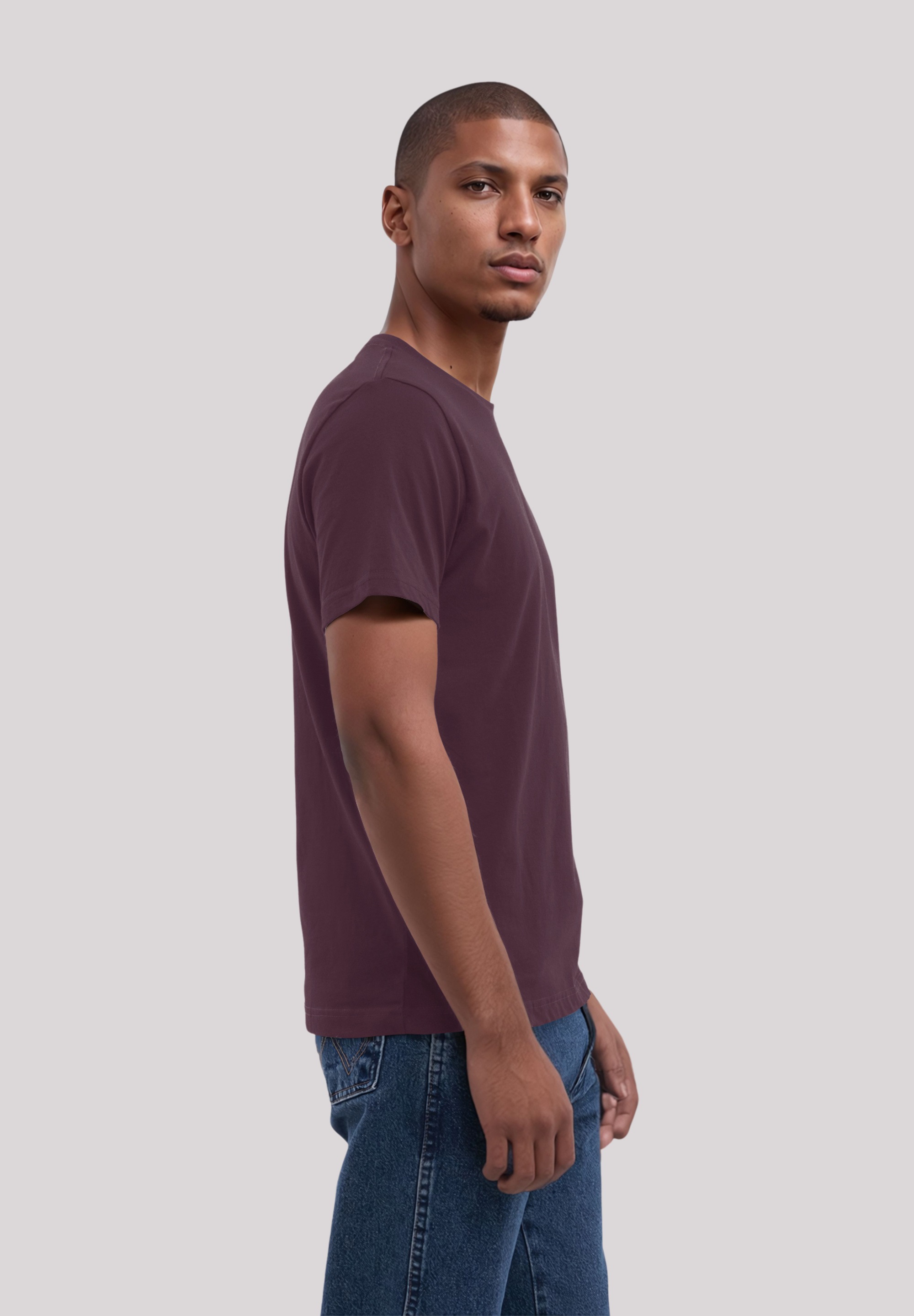F4NT4STIC T-Shirt »Smiley Originals Rave Streetwear Orange«, Premium Qualität
