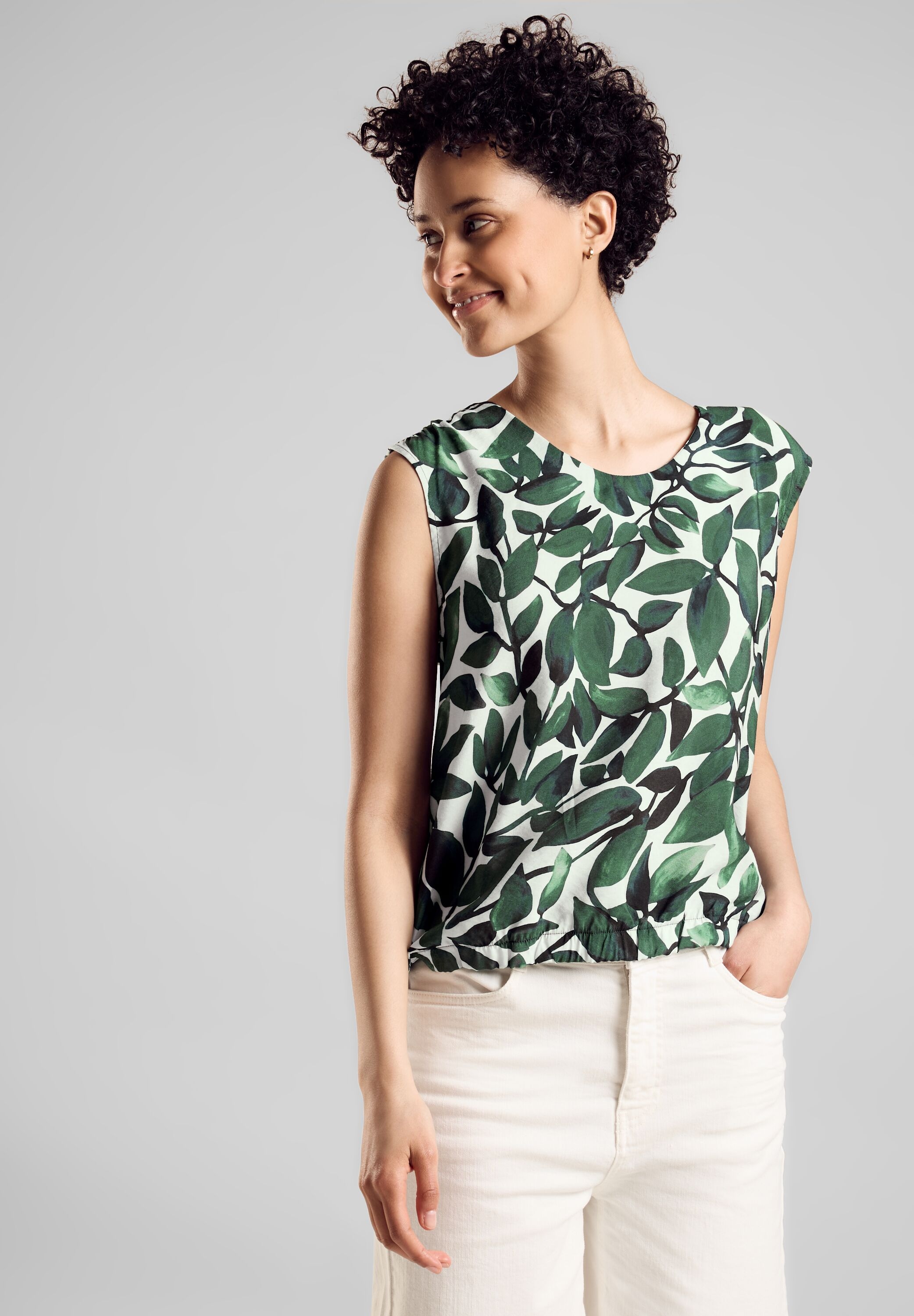 Shirttop, mit All-Over Print