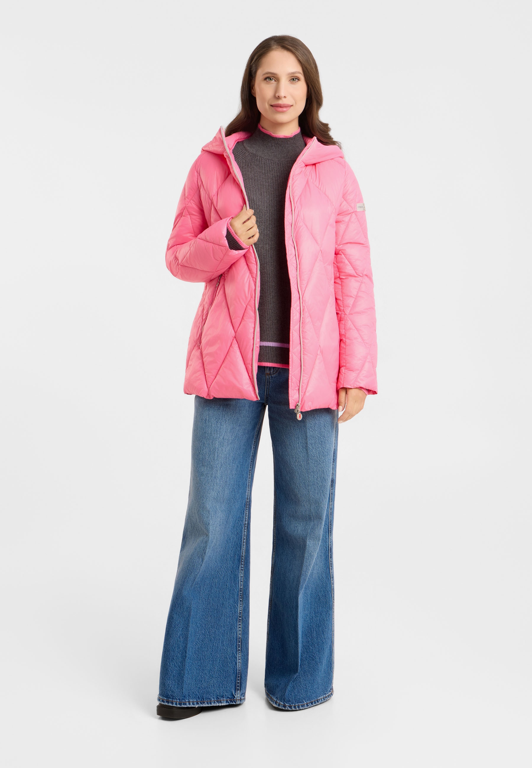 Frieda & Freddies Winterjacke »Frieda & Freddies Steppmantel mit Rautensteppung«