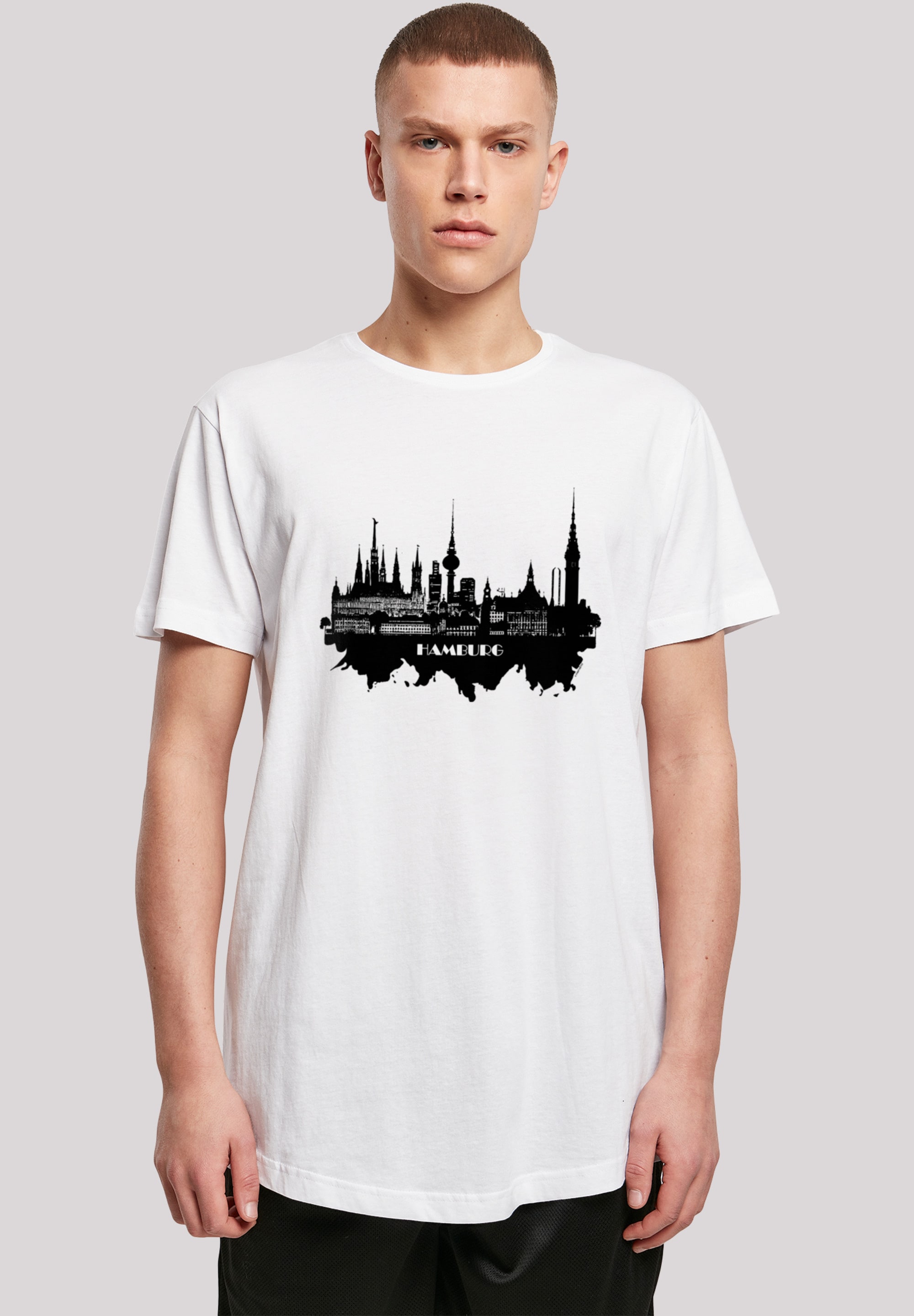 F4NT4STIC T-Shirt "Cities Collection - Hamburg skyline", Print günstig online kaufen