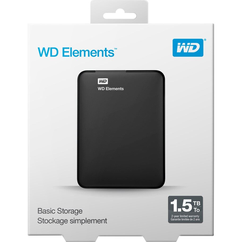 WD externe HDD-Festplatte »Elements Portable«, 2,5 Zoll, Anschluss USB 3.2