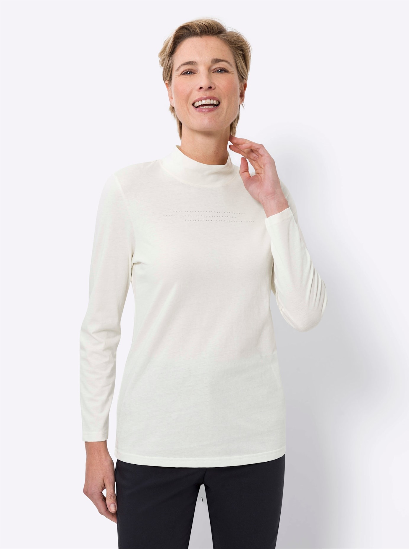 Classic Basics Stehkragenshirt "Stehkragen-Shirt" günstig online kaufen