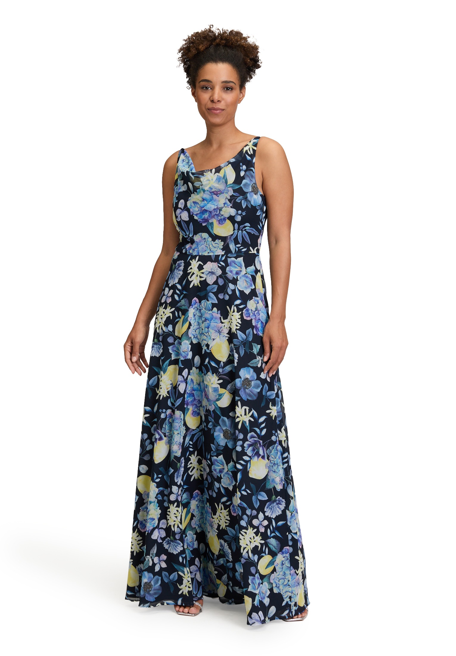Vera Mont Cocktailkleid "Vera Mont Damen Cocktailkleid mit Wasserfallaussch günstig online kaufen