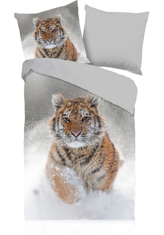good morning Wendebettwäsche »Snow Tiger« (2 tlg.) ...