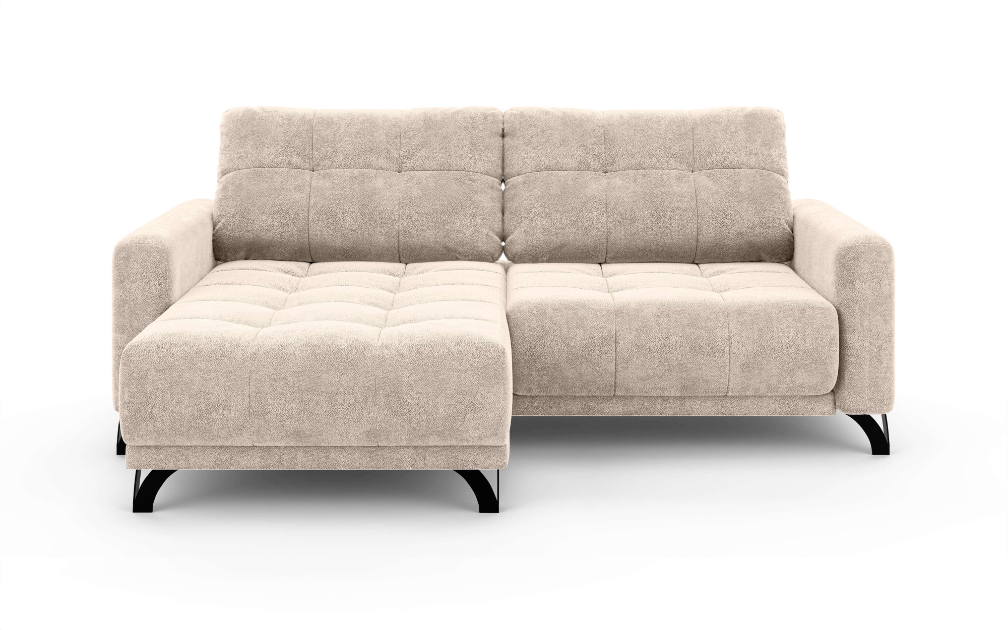 INOSIGN Ecksofa »FAIRVIEW mit verstellbaren Rückenlehne, Maße B/T/H: 234/174/93 cm«, L-Form mit Wellenunterfederung, Recamiere beidseitig montierbar