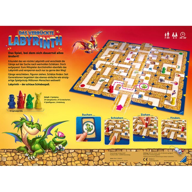 Ravensburger Spiel »Das verrückte Labyrinth«, FSC® - schützt Wald -  weltweit; Made in Europe | BAUR