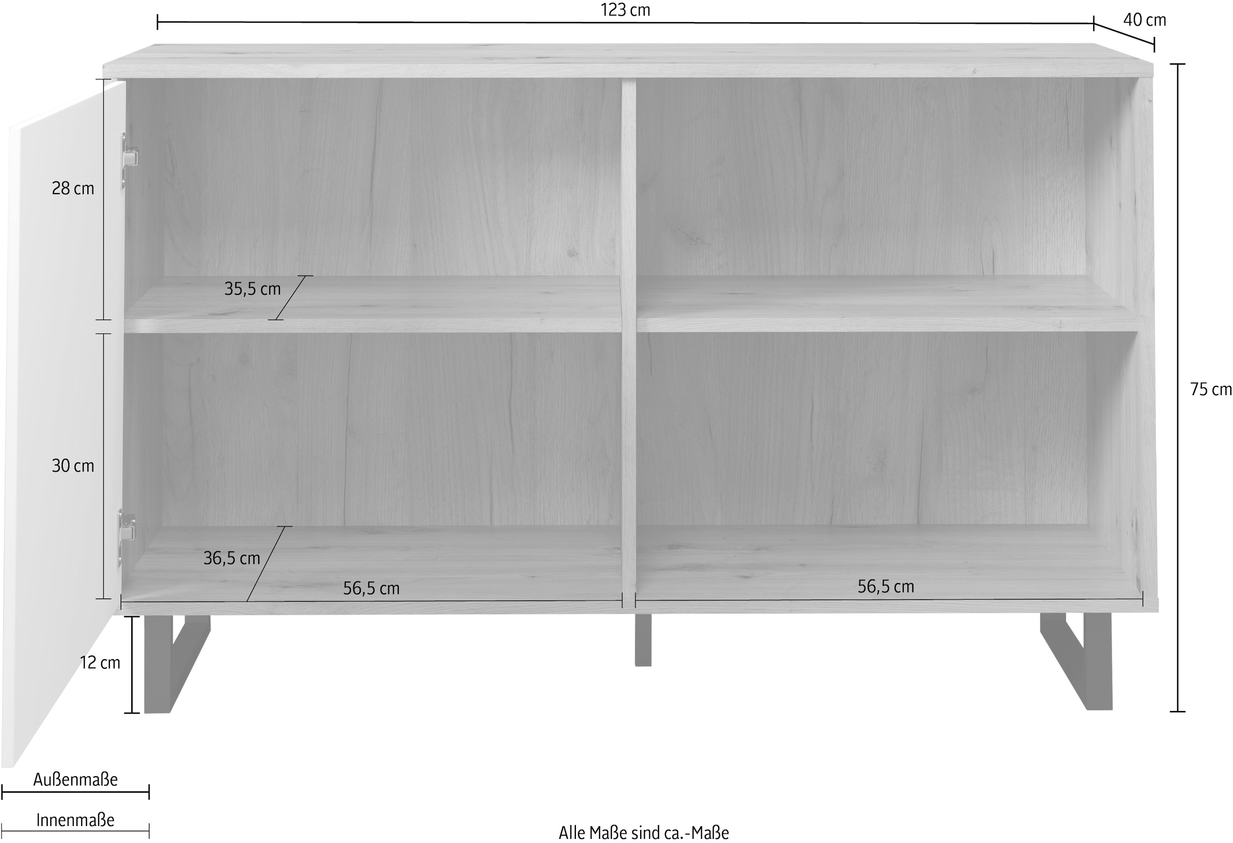 INOSIGN Sideboard »Venedig«, (1 St.)