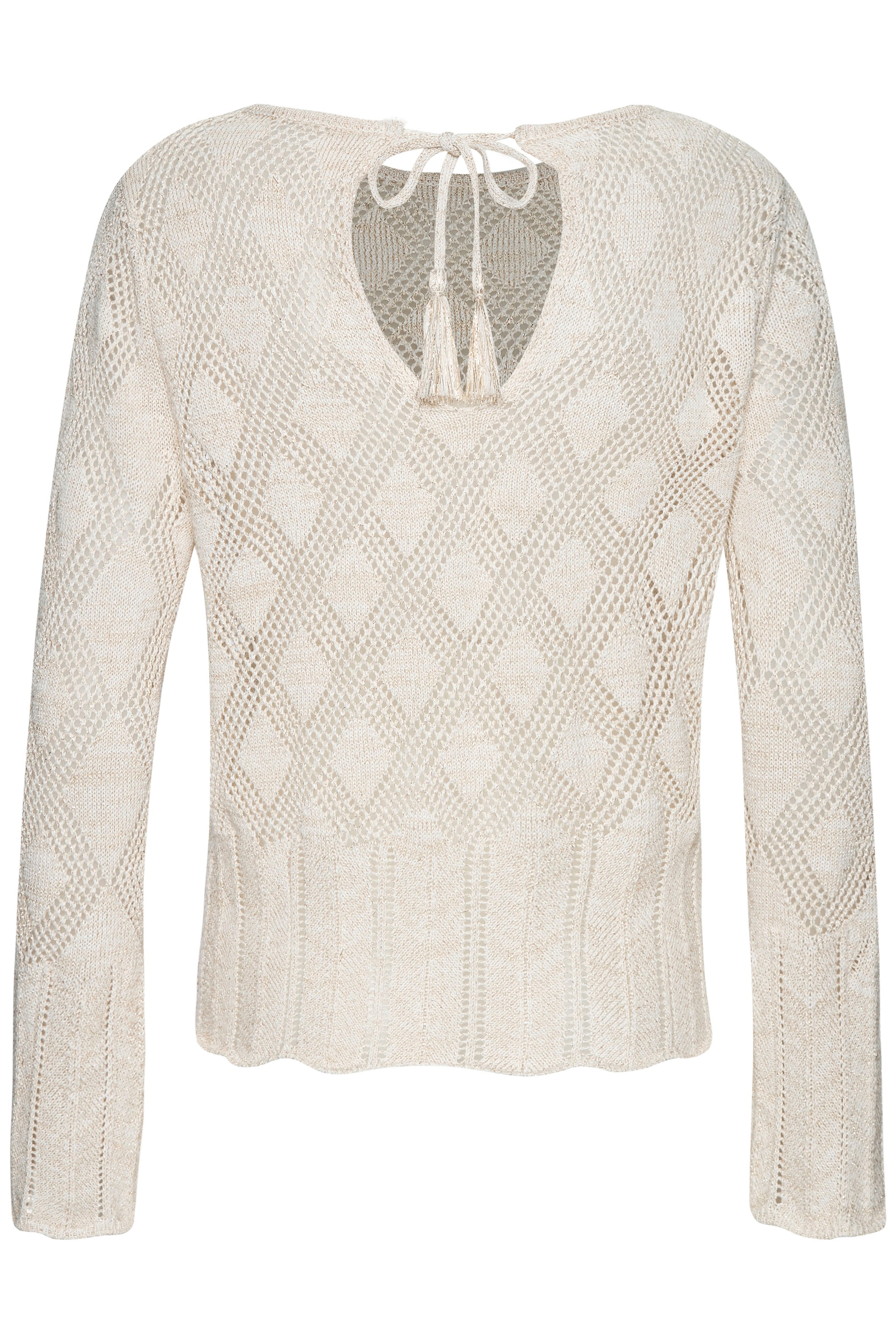 LASCANA Ajourpullover, mit tollem Lochstrickmuster, weiche Strickware