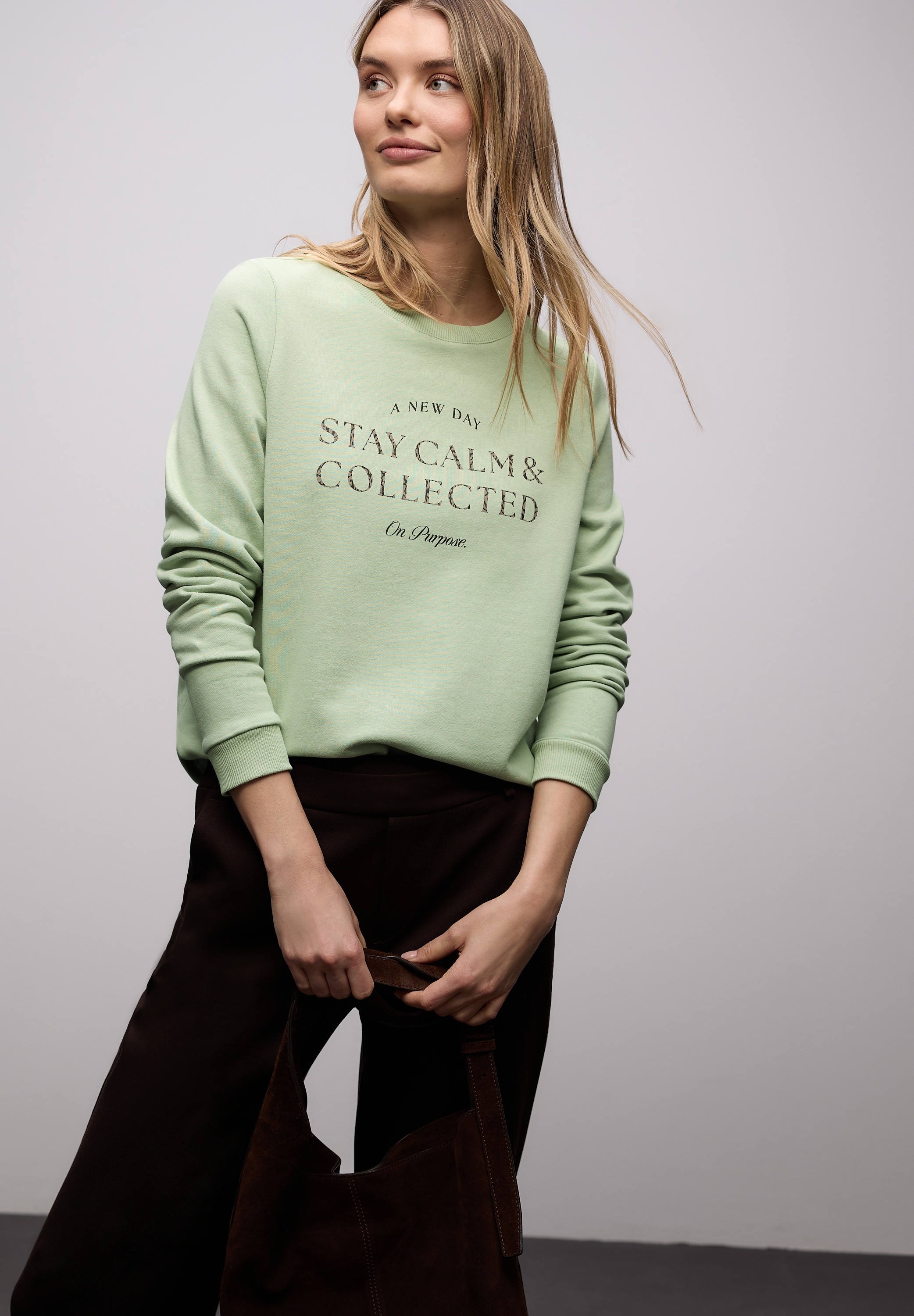STREET ONE Sweatshirt, mit Schriftzug günstig online kaufen