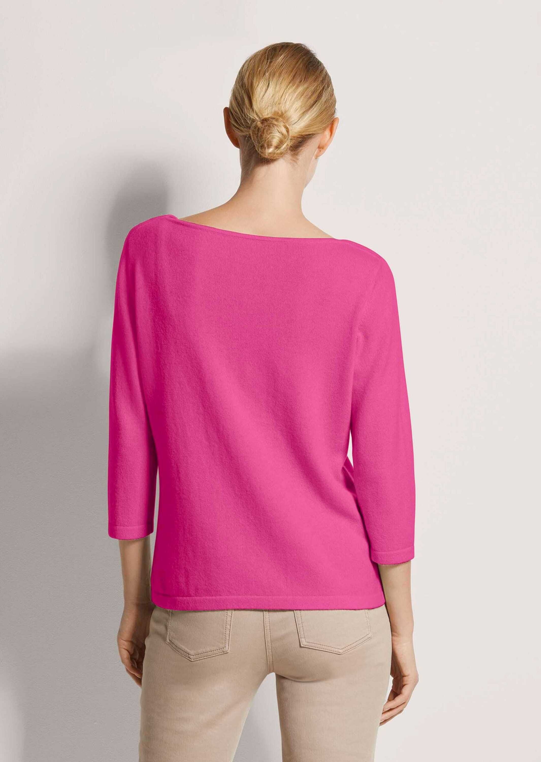 MADELEINE Longpullover »Pullover Kaschmirpullover mit U-Boot-Ausschnitt«