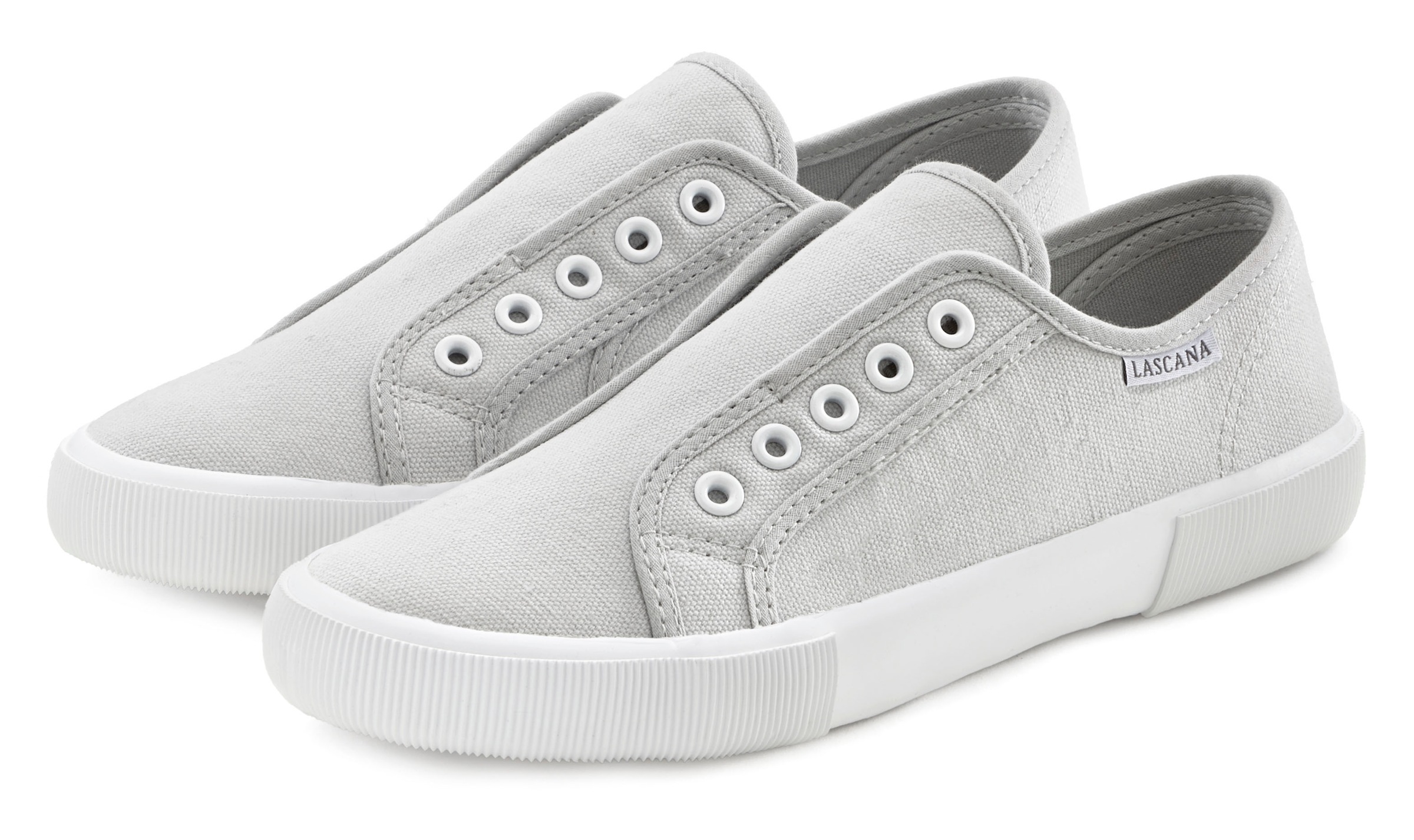 LASCANA Sneaker, Slipper, Halbschuh, Slip-On-Sneaker bequem zum Reinschlüpf günstig online kaufen
