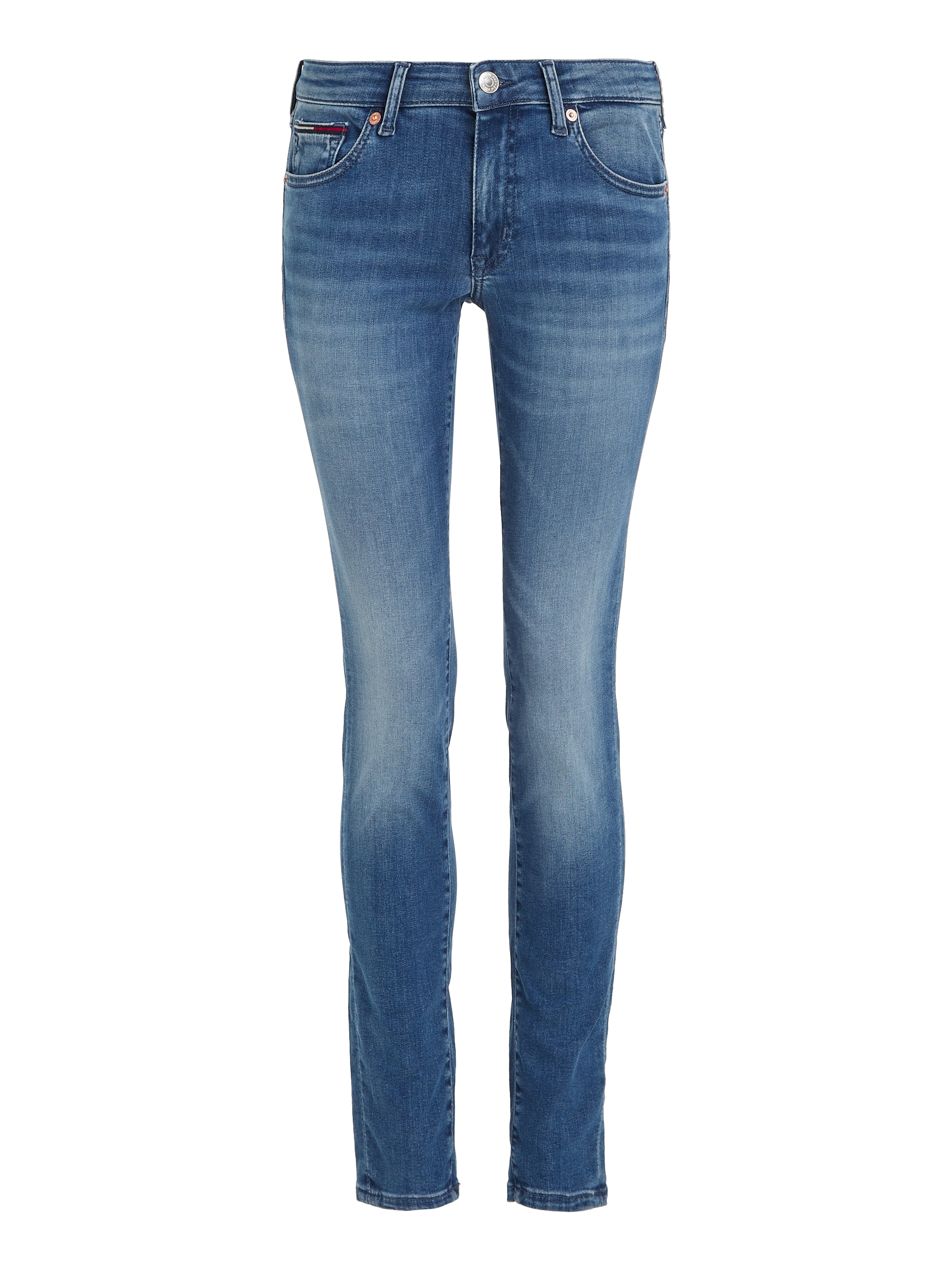 Labelapplikationen Jeans BAUR mit Tommy Skinny-fit-Jeans, dezenten | bestellen