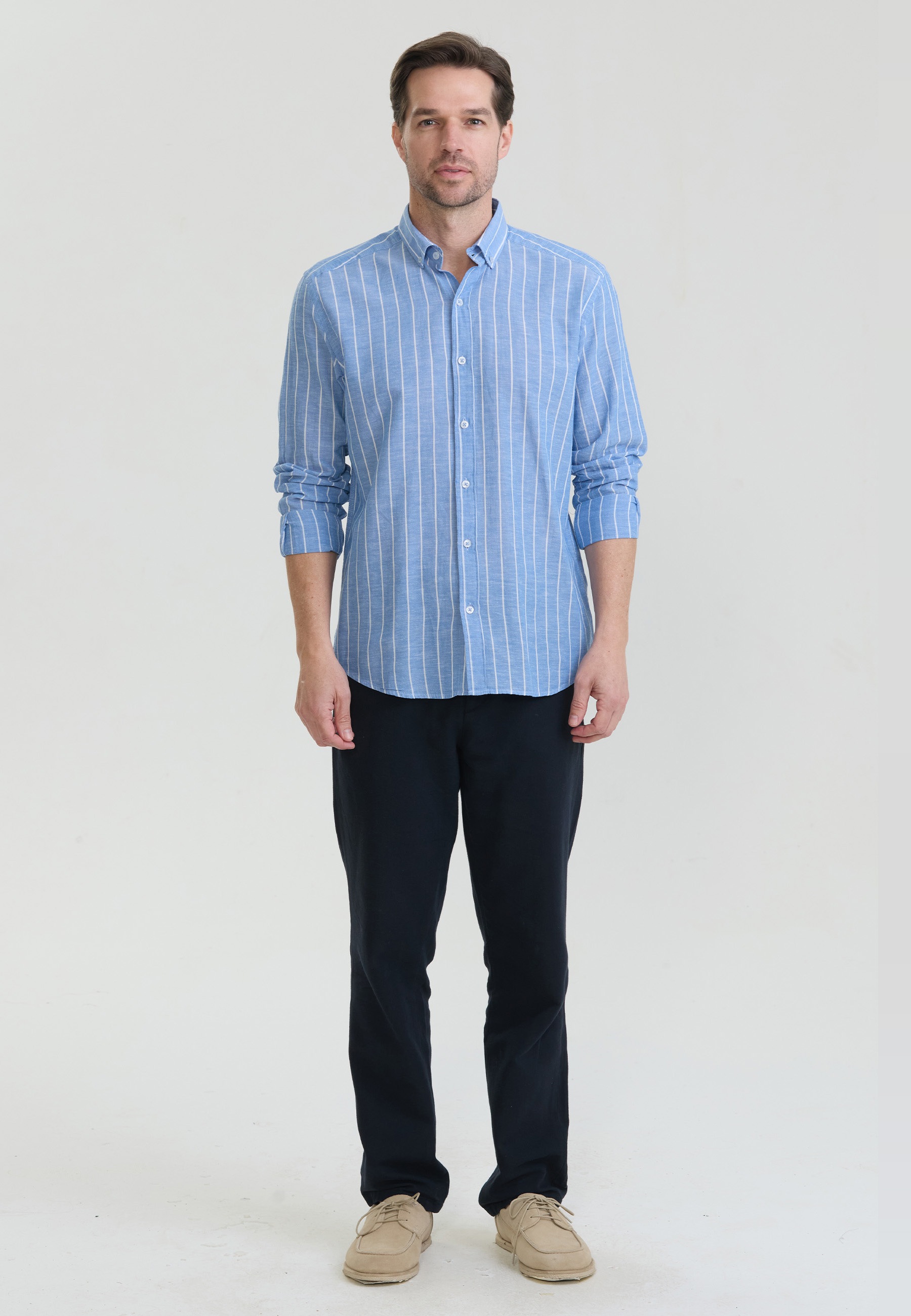 Felix Hardy Langarmhemd »Gestreiftes Langarm Hemd«