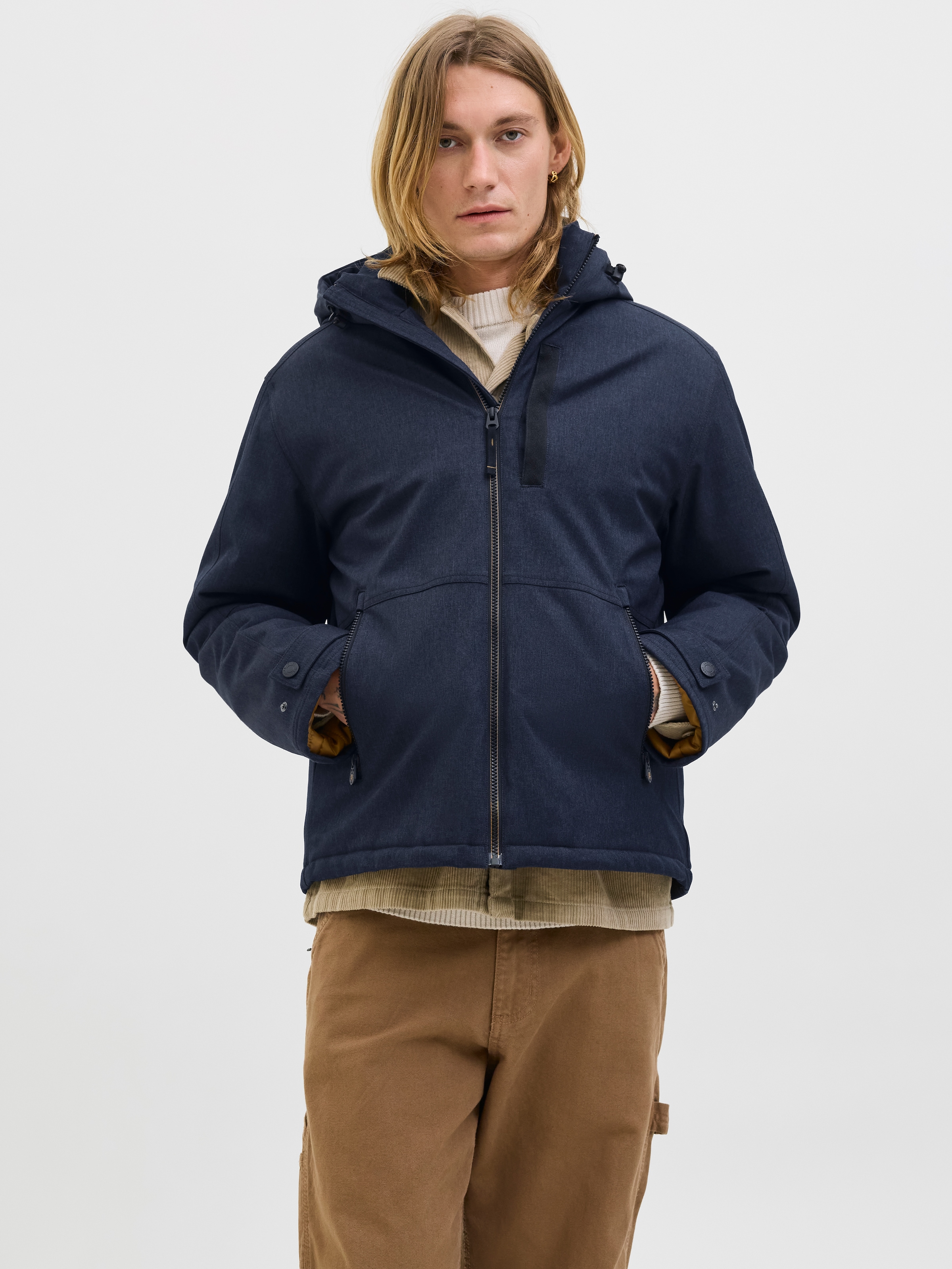 Jack & Jones Outdoorjacke "JJEPARKER DOVER JACKET SN", mit Kapuze günstig online kaufen