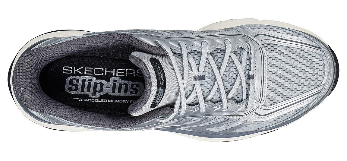 Skechers Slip-On Sneaker »STAMINA SPORT«, Retro Sneaker, Schnürschuh mit Slip-ins