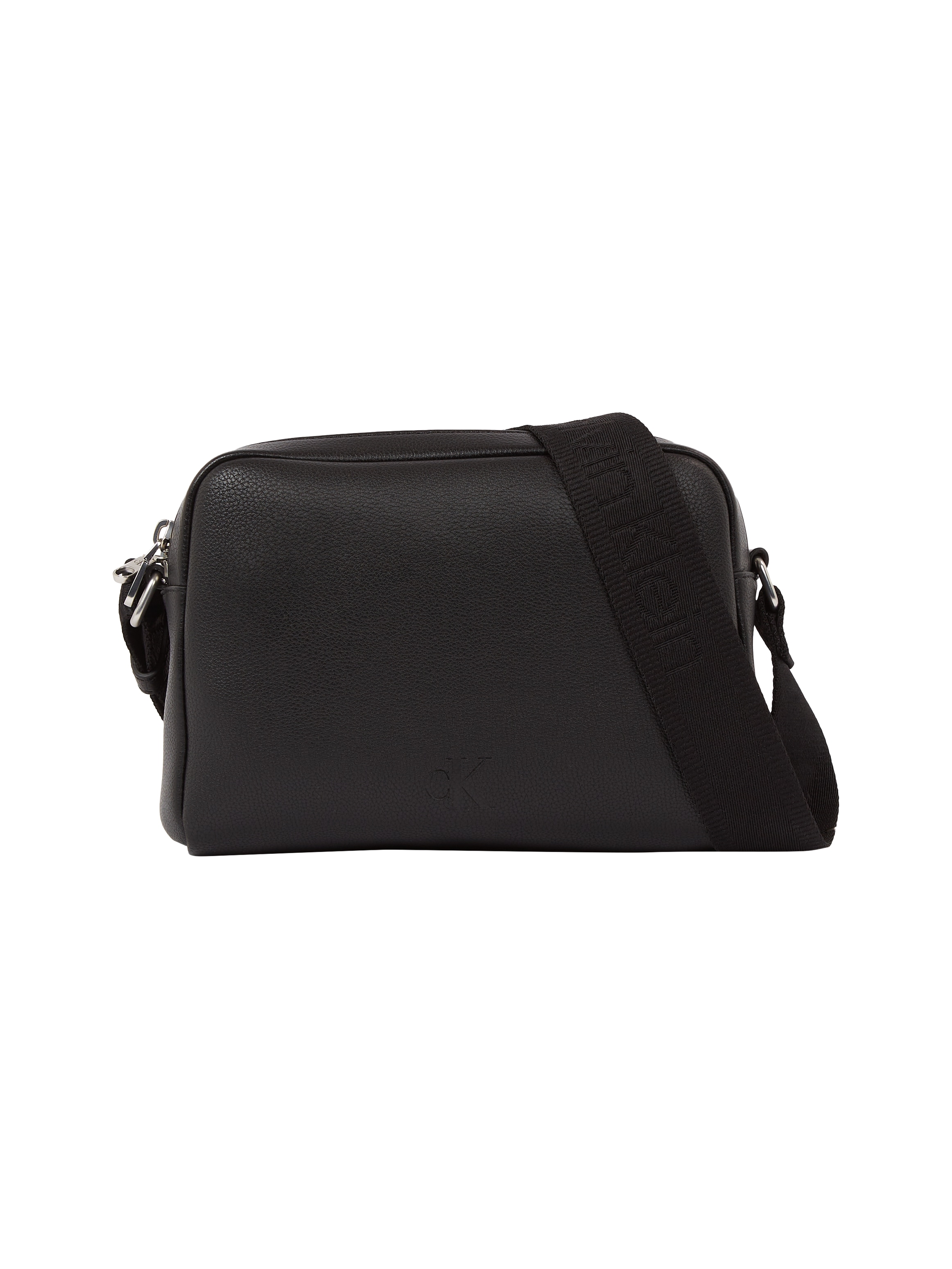 Calvin Klein Jeans Umhängetasche "OVER WEBBING CAMERA BAG21 PU", Schultertasche Damen, Tasche in klassischer Optik