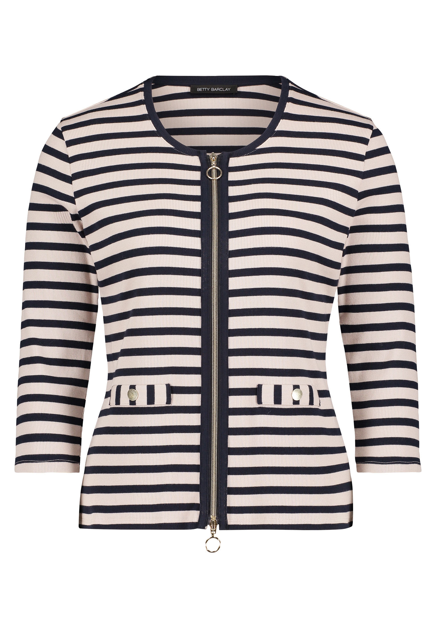Betty Barclay Shirtjacke »Betty Barclay Shirtjacke mit Rippenstruktur«, (1 tlg.), Material