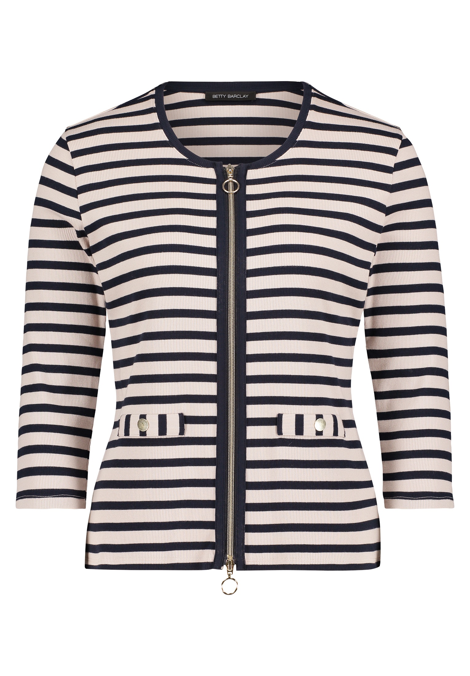Betty Barclay Shirtjacke "Betty Barclay Damen Shirtjacke mit Rippenstruktur günstig online kaufen