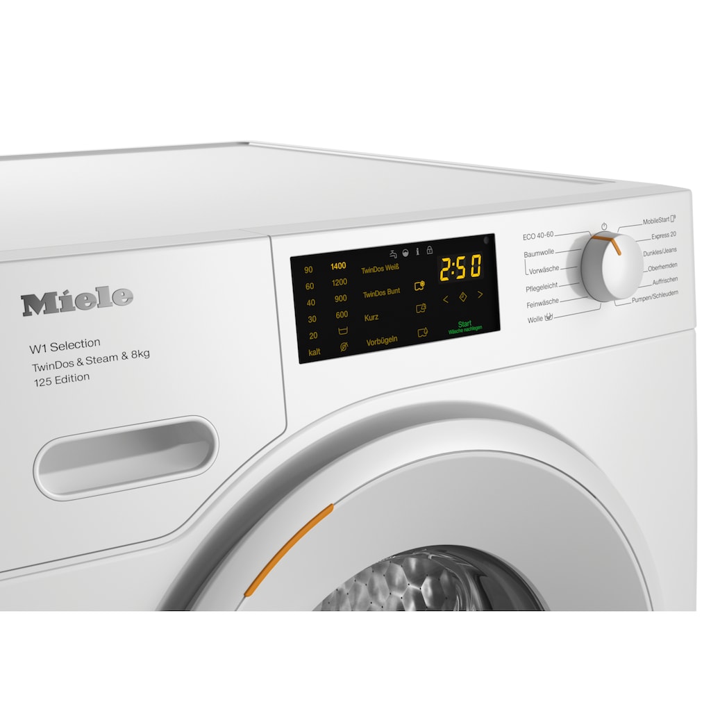 Miele Waschmaschine »WSB683 WCS 125 Edition«, WSB683 WCS 125 Edition, 8 kg, 1400 U/min