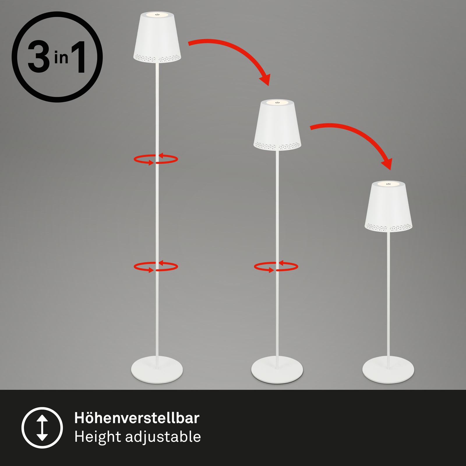 Briloner Leuchten Stehlampe »KIKI«