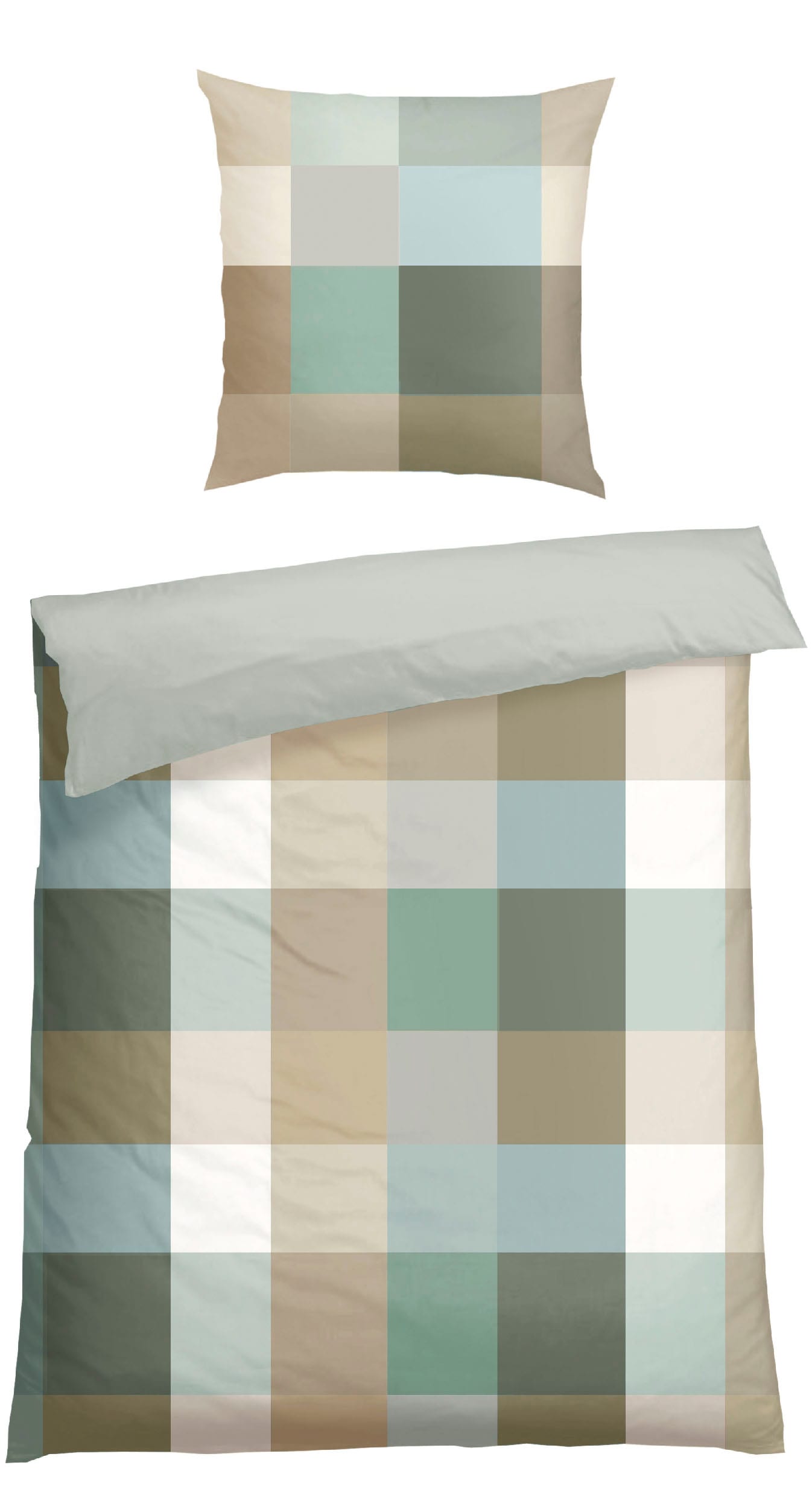 Schiesser Wendebettwäsche "Travis aus weicher Baumwolle in klassischem Karo günstig online kaufen