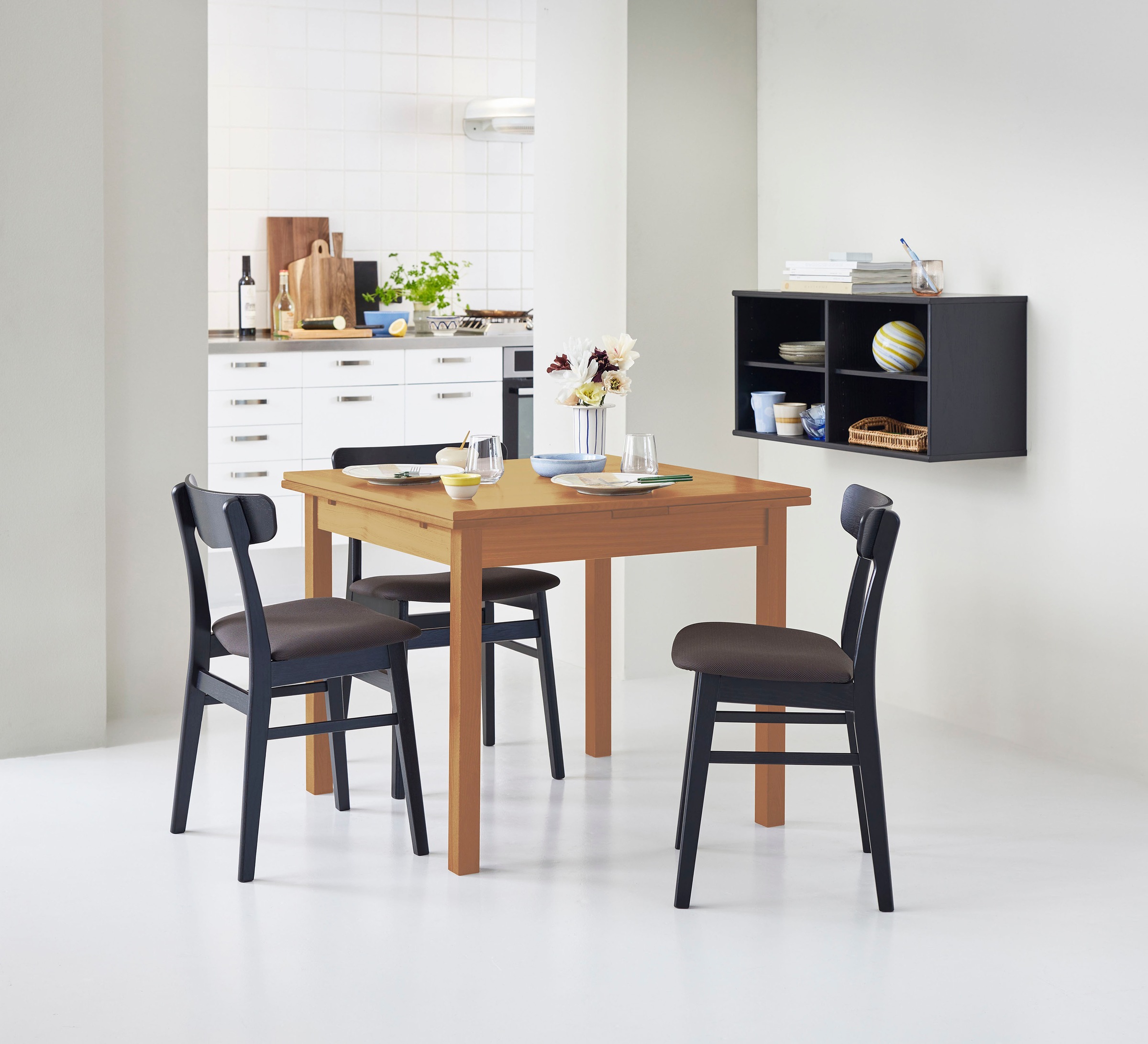 Hammel Furniture Esstisch "Basic Dinex, schnell innenliegende Einlegeplatte günstig online kaufen