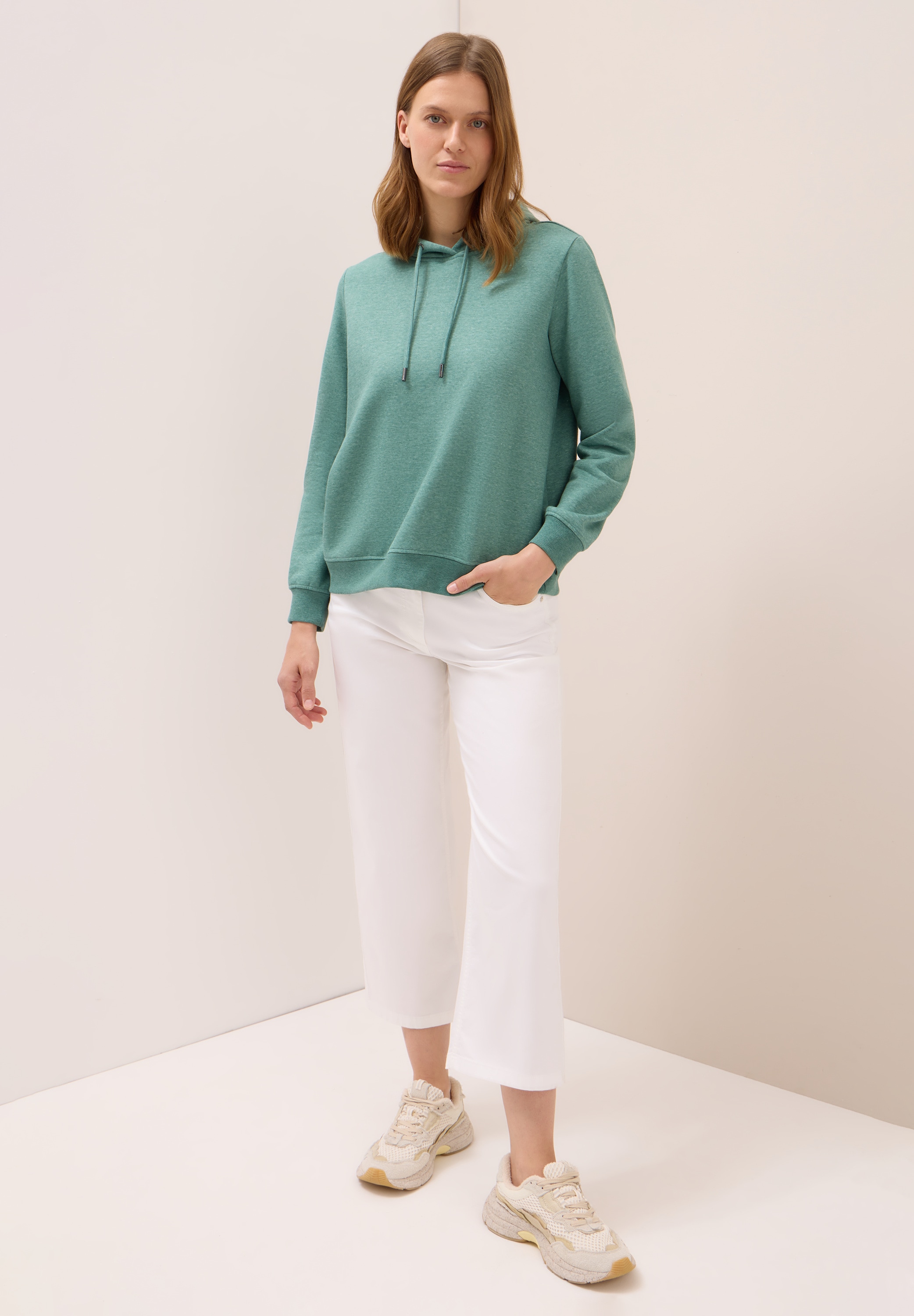 Cecil Sweatshirt, mit Kapuze mit Tunnelzugband
