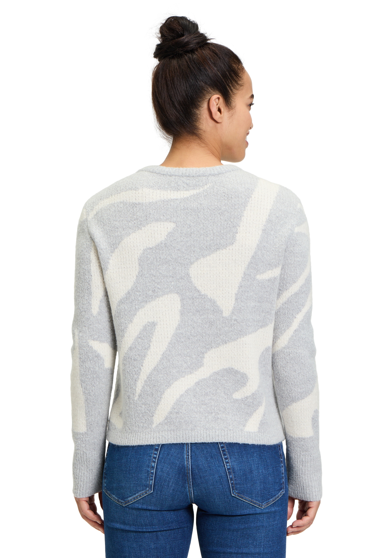 Betty&Co Strickpullover »Betty & Co Strickpullover mit Jacquard«, Jacquard