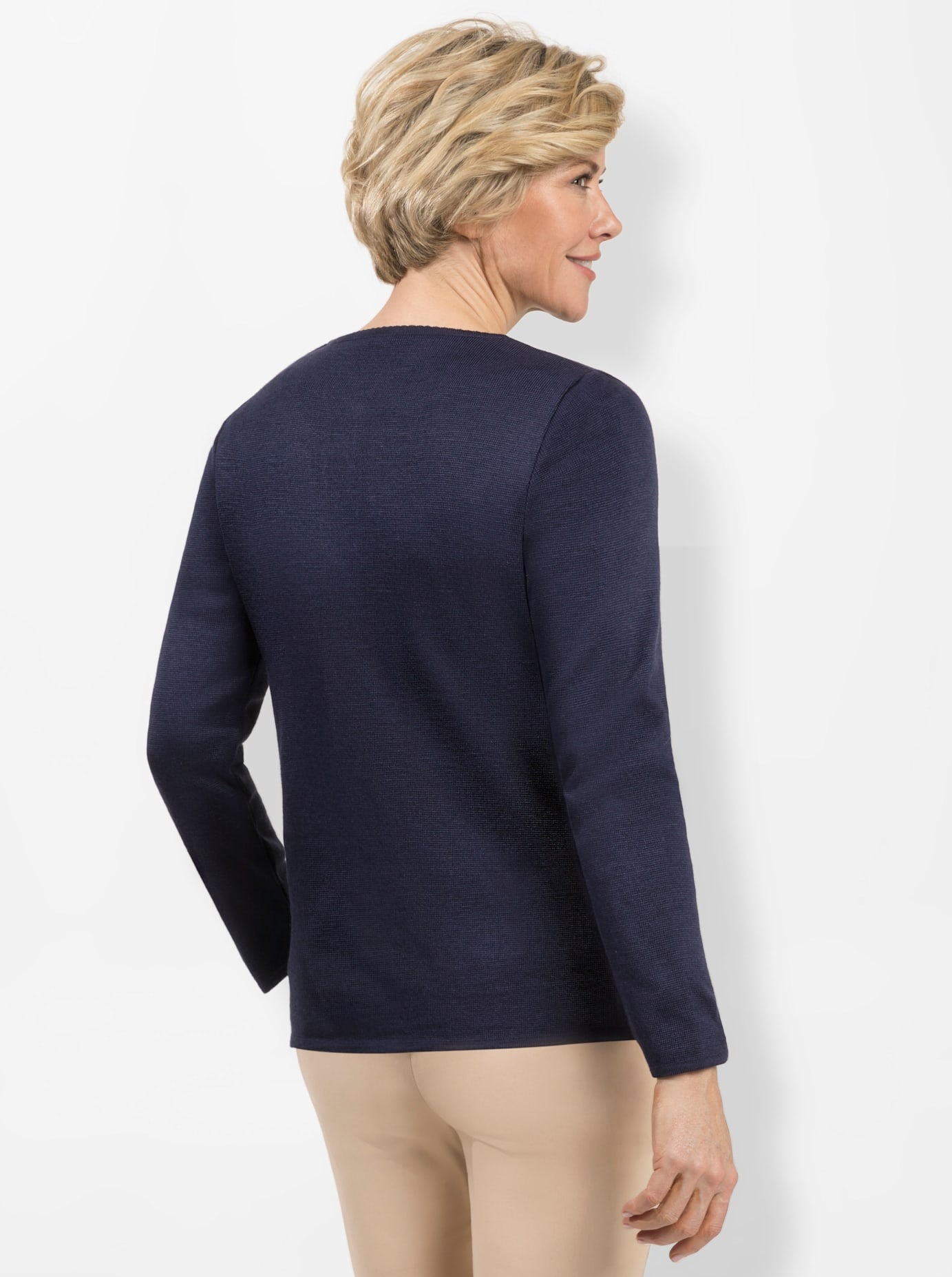 Classic Women Knit Cardigan Nightblue 54 2