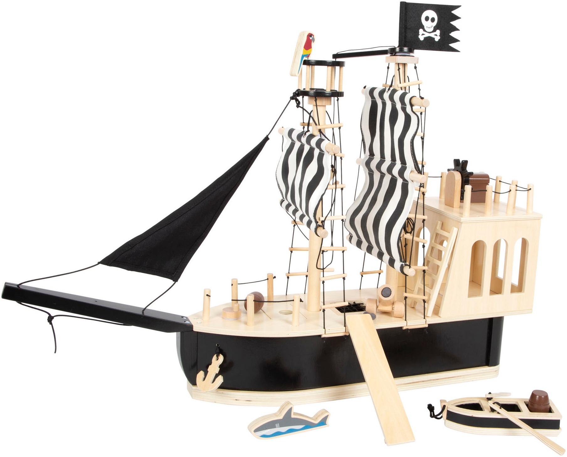 Small Foot Spielzeug-Schiff »Piratenschiff, aus Holz«