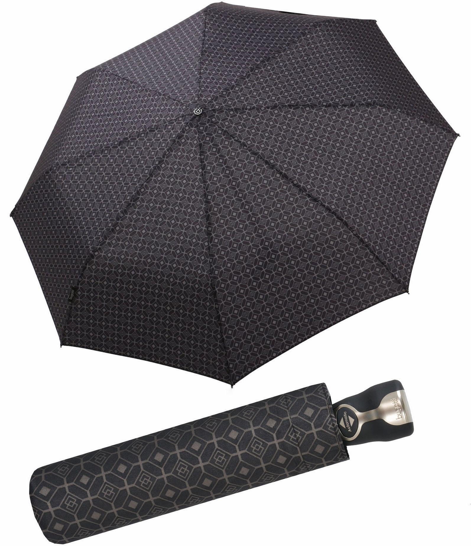 bugatti Taschenregenschirm online BAUR Turismo, | kaufen black »Gran grey«