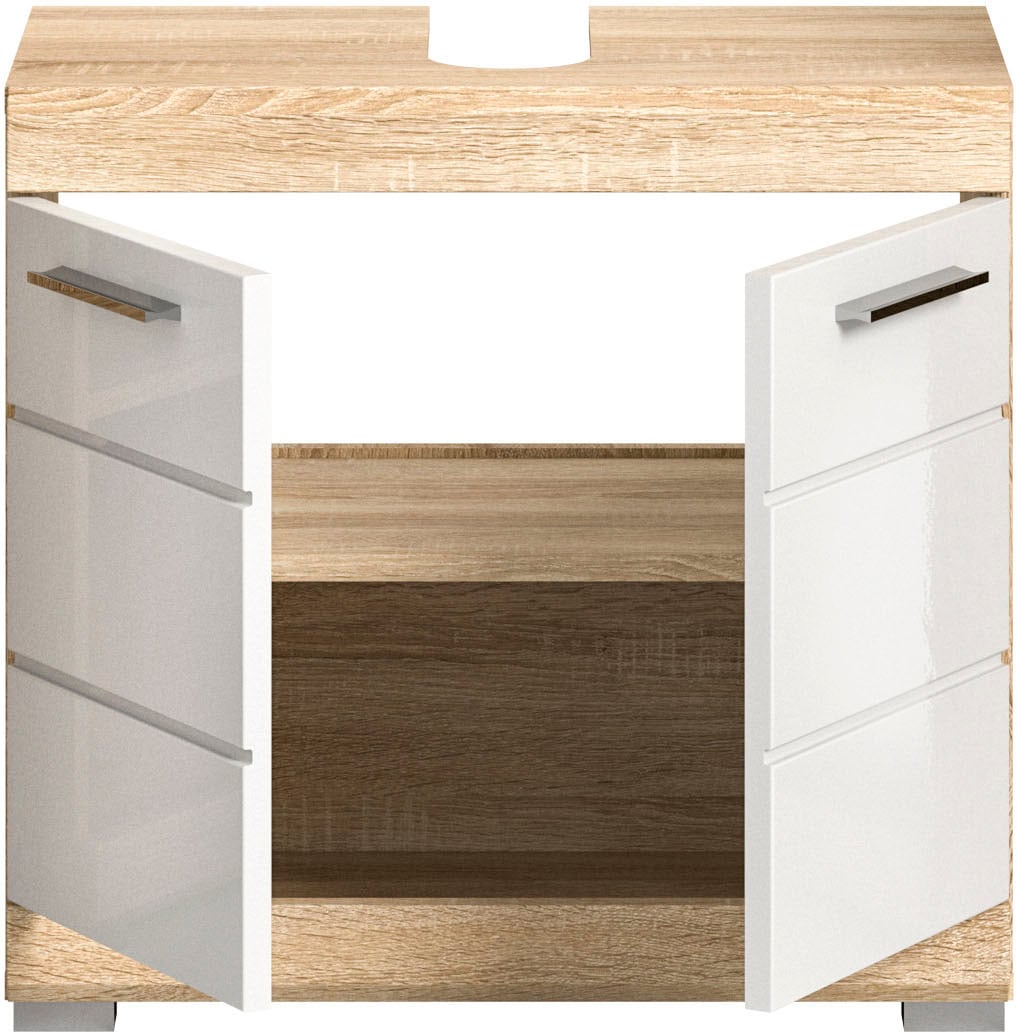 INOSIGN Waschbeckenunterschrank »Siena«, (1 St.), Badmöbel Badschrank, 2  Türen, Breite 60 cm | BAUR | Waschbeckenunterschränke