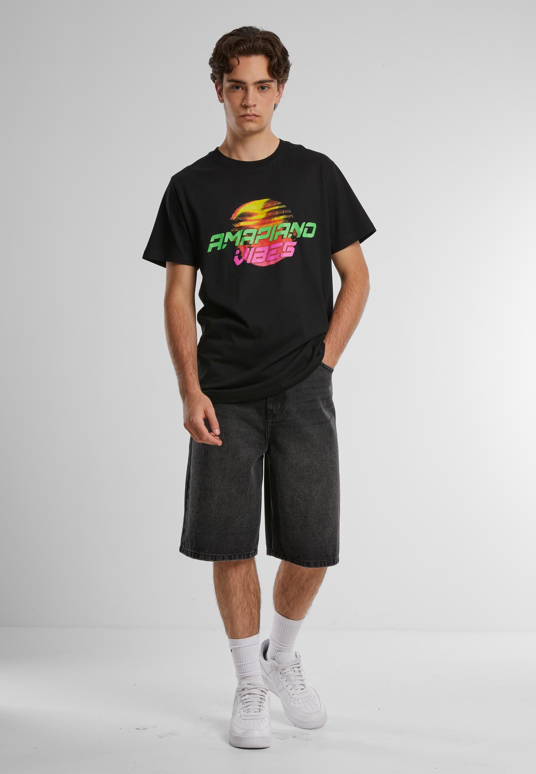 MisterTee T-Shirt »MisterTee Herren Amapiano Vibes Tee«, (1 tlg.)
