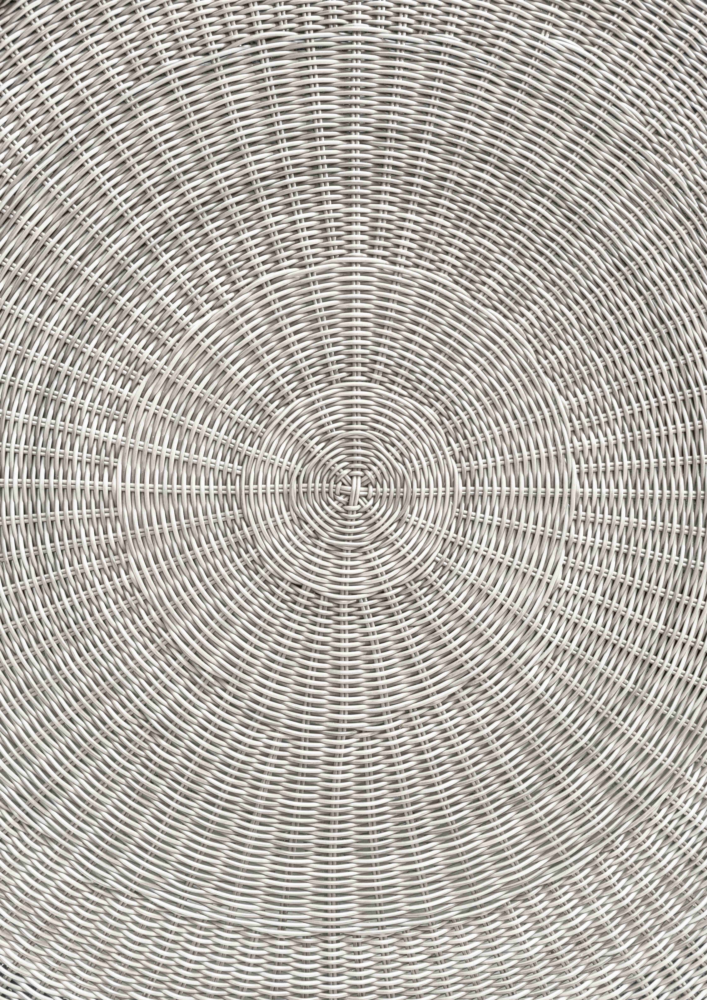 Destiny Garten-Essgruppe »MALAGA LUNA«, (Set, 14 tlg., 4x Sessel, 1x Tisch Ø150cm, 1x Drehteller, inkl. Auflagen), Aluminium, Polyrattan