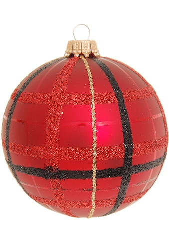 Weihnachtsbaumkugel »Bredaa, Weihnachtsdeko, Christbaumschmuck«, (Set, 6 St.)