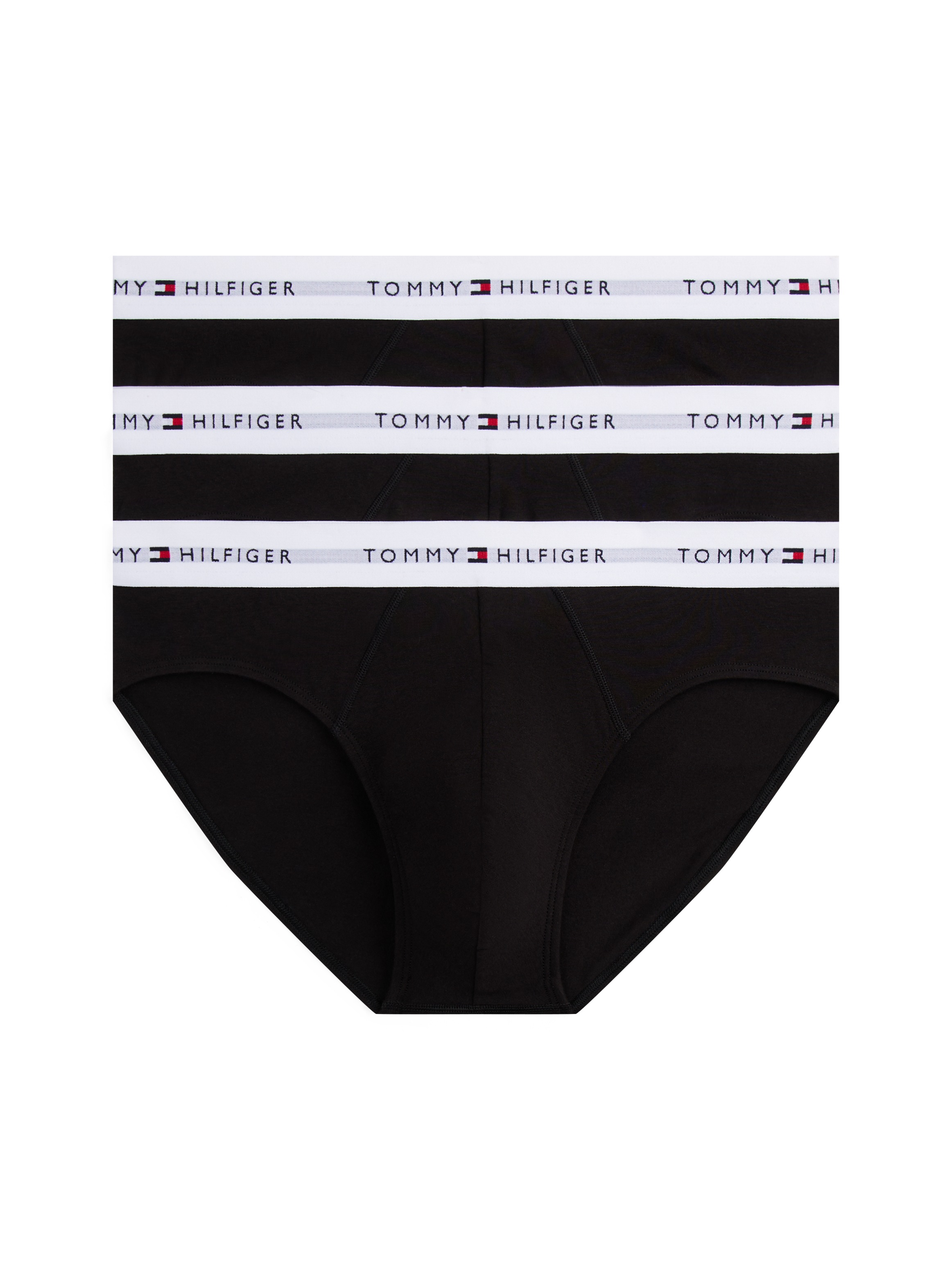 Tommy Hilfiger Underwear Slip "3P BRIEF DTM", 3 Stk. mit Logo-Elastikbund günstig online kaufen