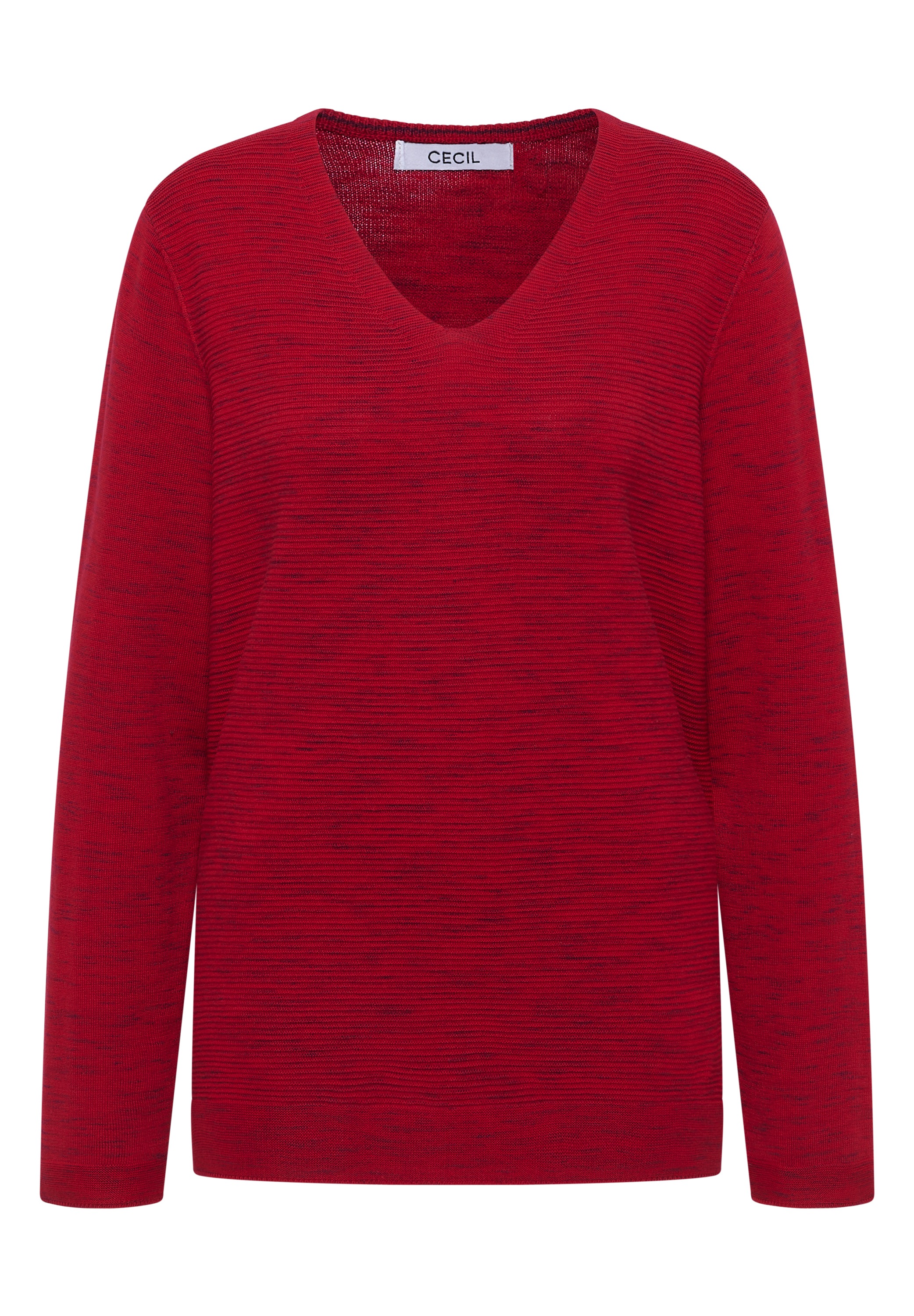 STREET ONE Strickpullover, im Melange Look