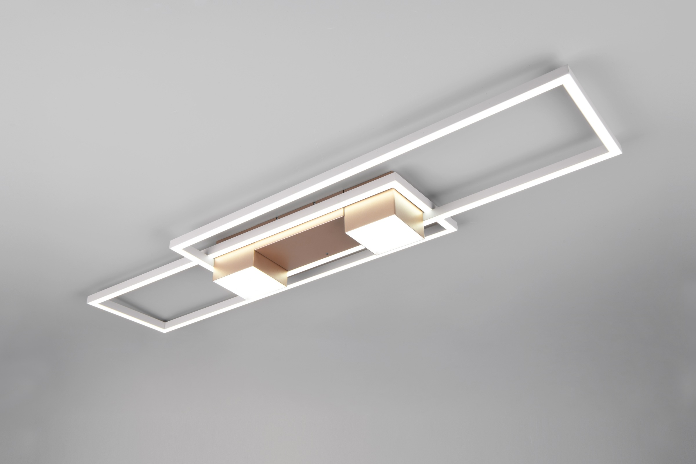 TRIO Leuchten LED Deckenleuchte »ALBANY LED Deckenlampe 37W 4300 Lumen warmweiß bis kaltweiß 2700-6500K«, 1 flammig, Leuchtmittel LED-Board | LED fest integriert, Fernbedienung, Lichtfarbe einstellbar, Memory, Nachtlicht, dimmbar