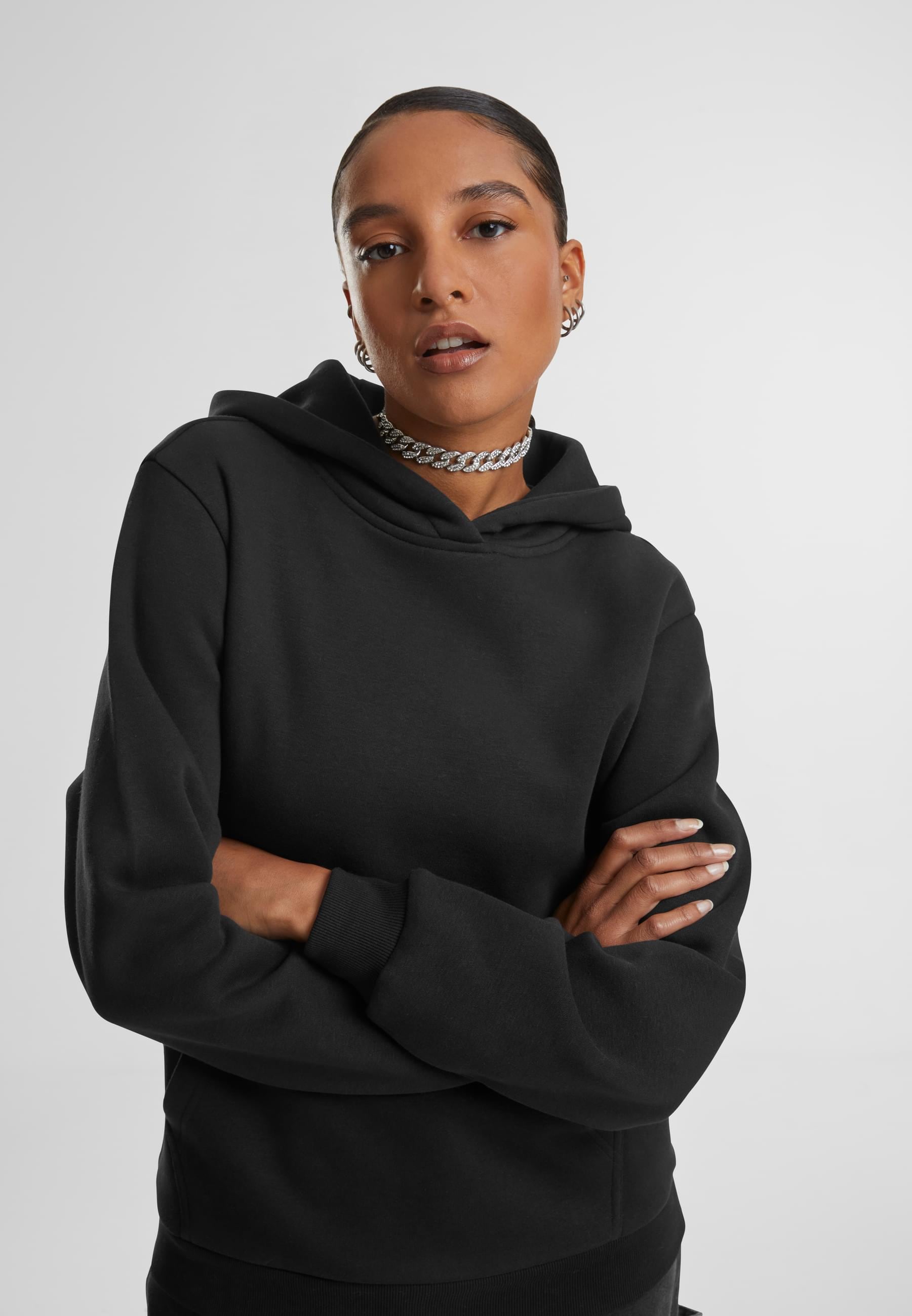 URBAN CLASSICS Kapuzenpullover »Urban Classics Ladies Fluffy Hoody«, (1 tlg.)