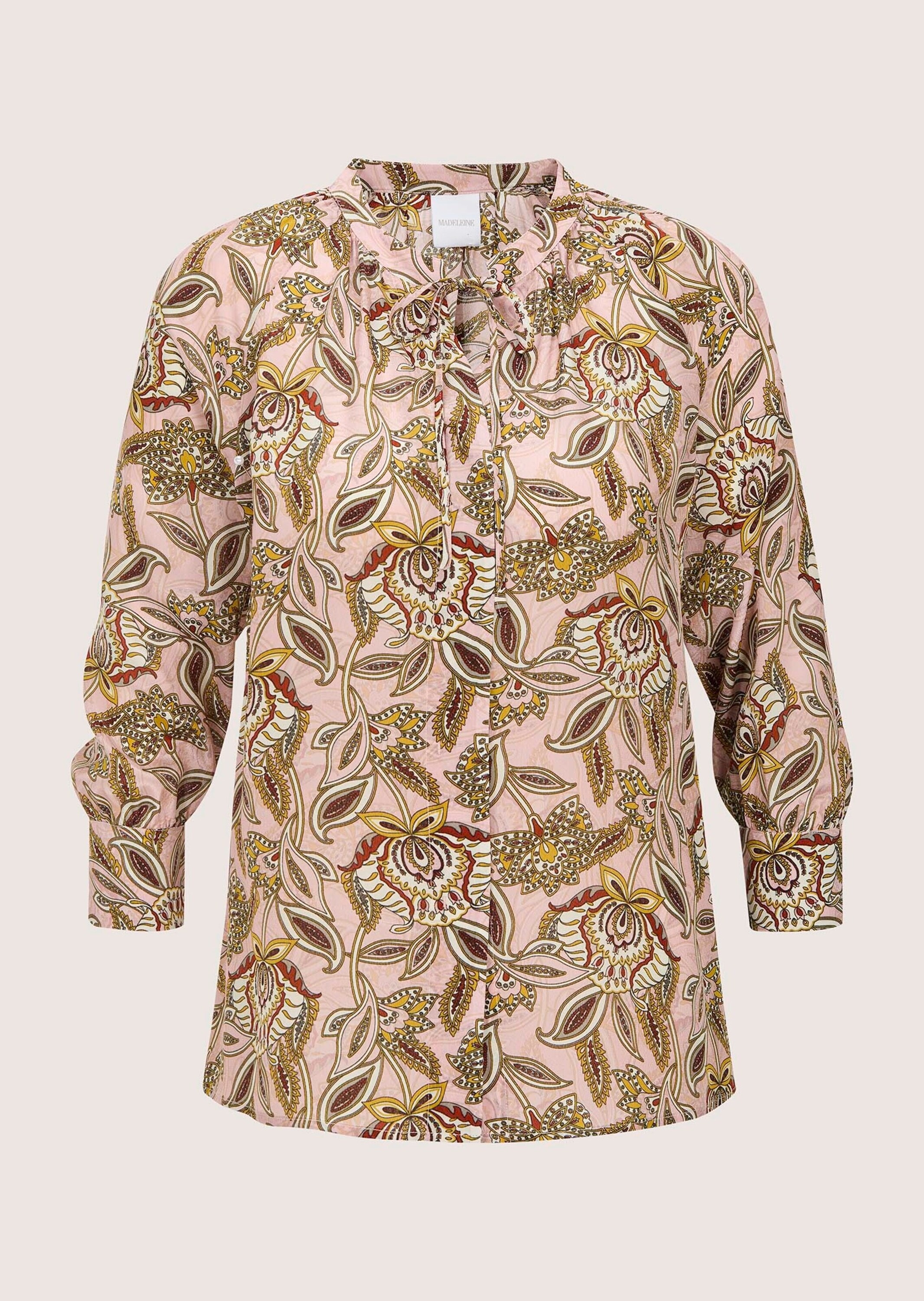 MADELEINE Kurzarmbluse "Blusenshirt Schlupfbluse mit floralem Muster" Feine günstig online kaufen