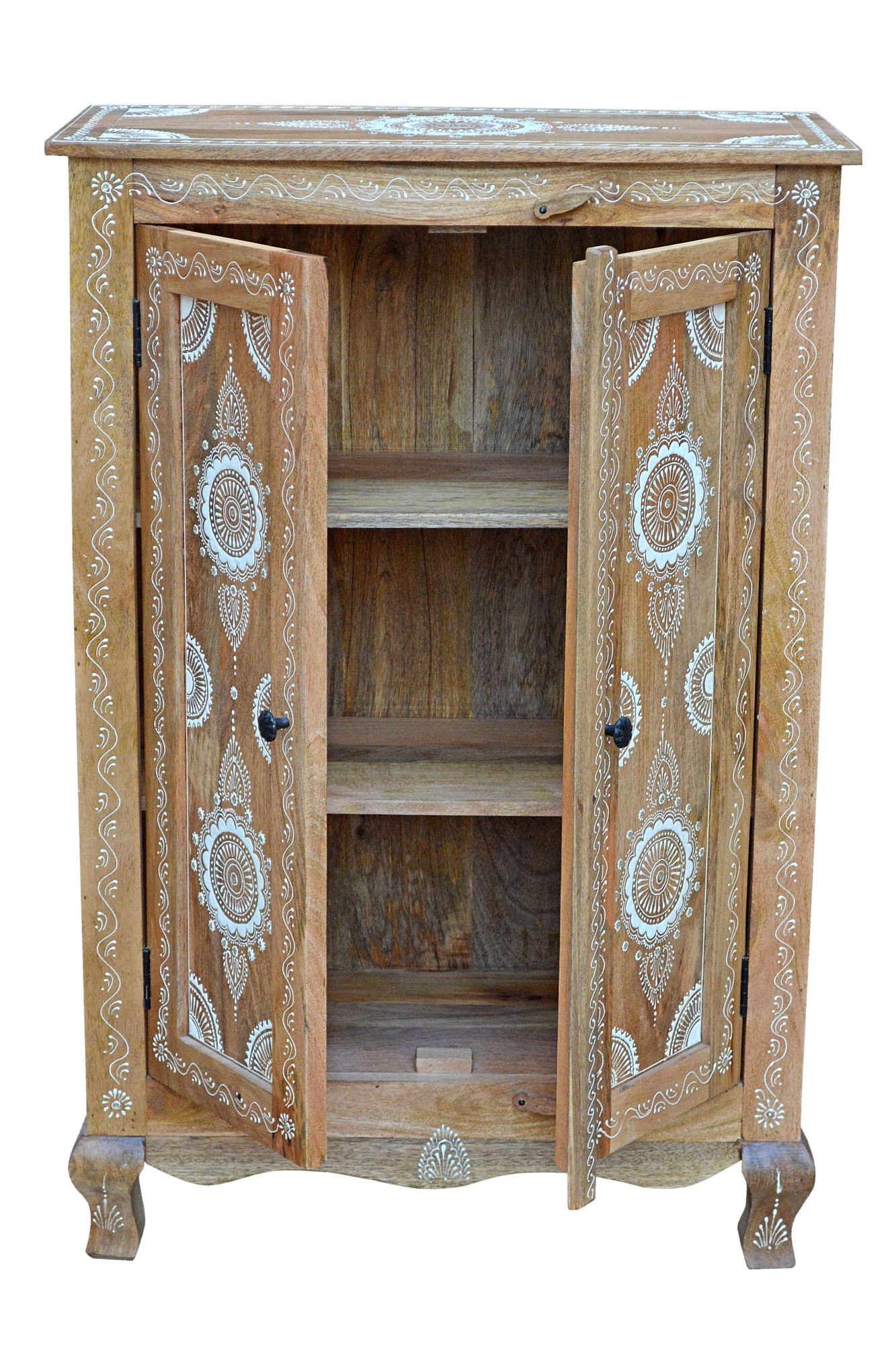 Thumbnail - OTTO home Highboard "Gullaba" Kommode, Hand bemalt, Breite/Höhe 80/120 cm