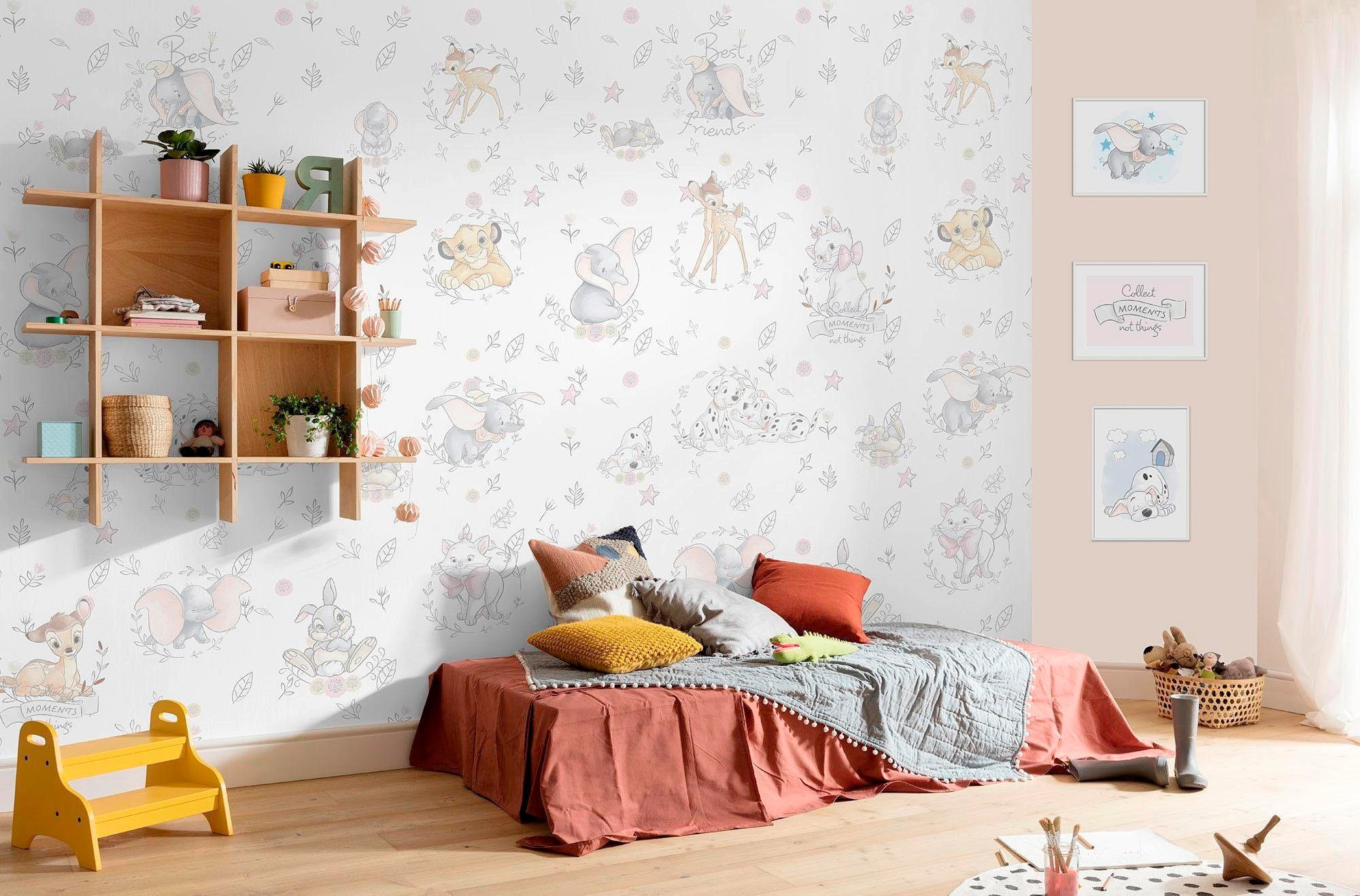 Thumbnail - Komar Vliestapete "Digitaldruck Vlies - Best of Friends - Größe 200 x 280 cm" bedruckt glatt Kinderzimmer