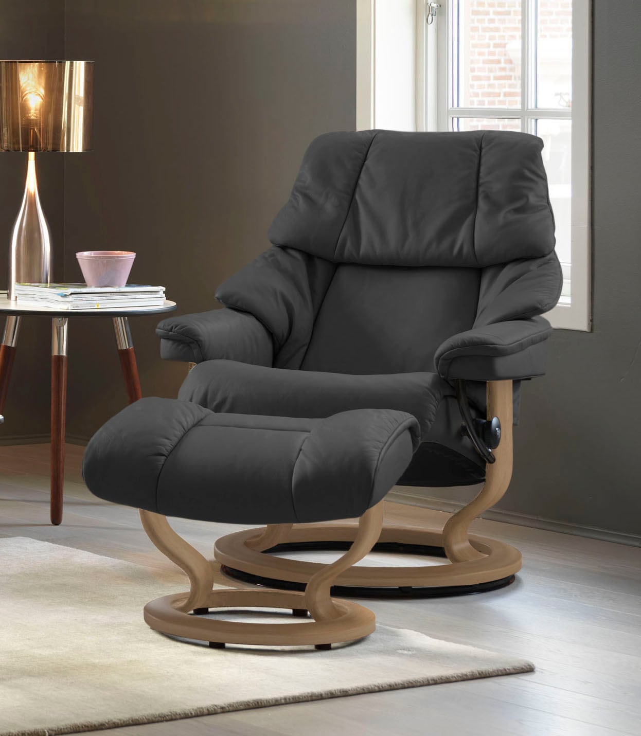 Stressless® Relaxsessel »Reno«, mit | BAUR Classic Eiche & S, bestellen Größe Base, Gestell M L