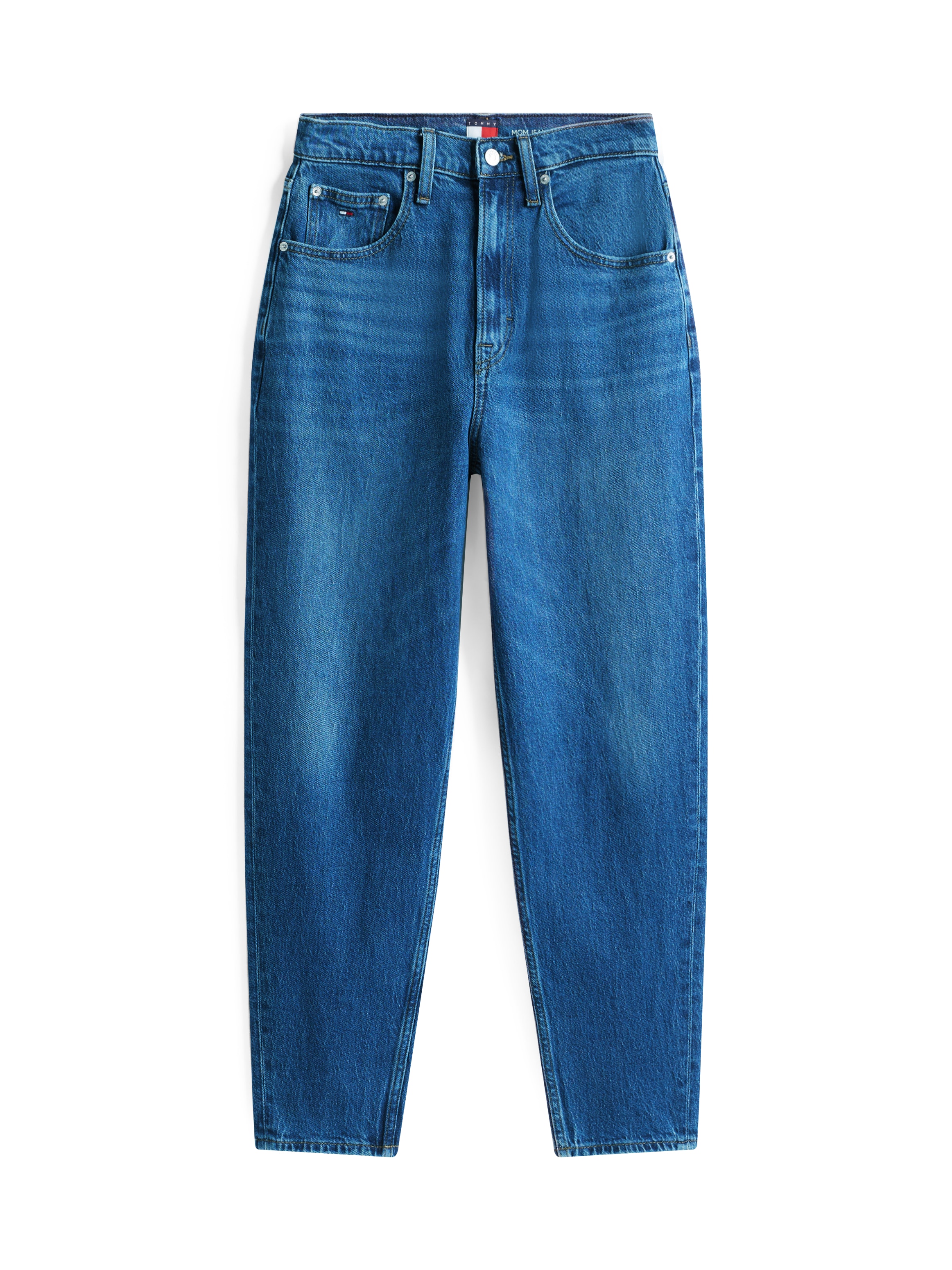 Tommy Jeans Mom-Jeans »High waist - Mom-Jeans Tapered«, mit Logo-Stickereien