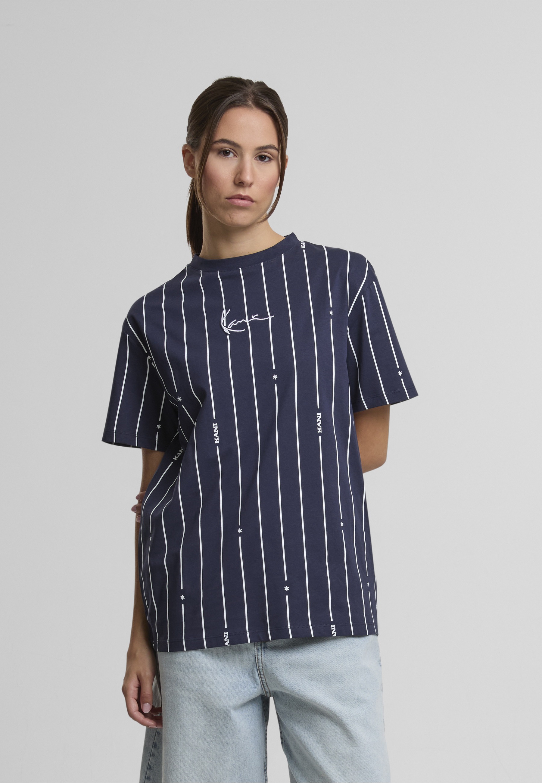 Karl Kani T-Shirt »Karl Kani Signature Pinstripe Os T-Shirt« 1 Stk.