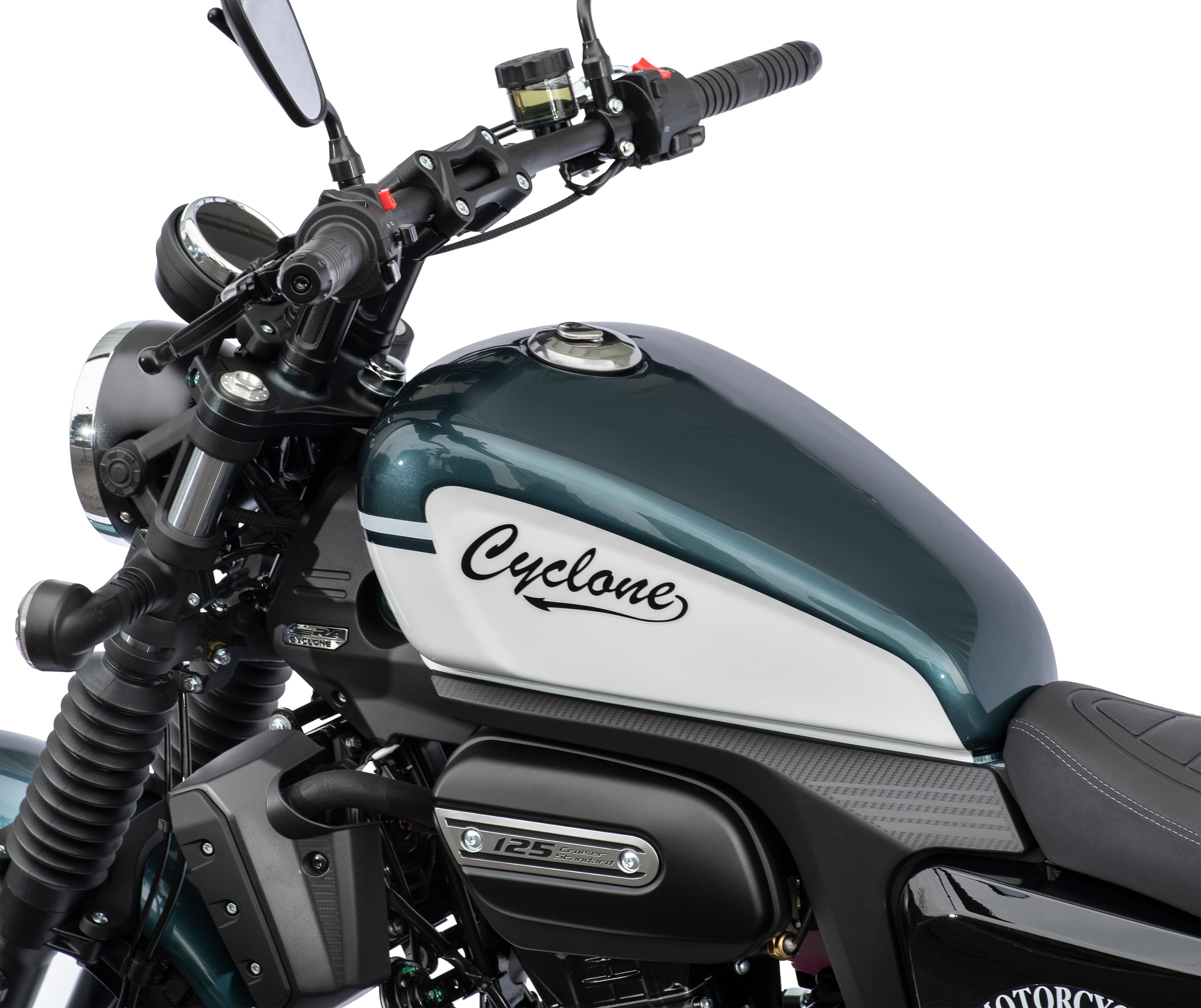 Cyclone Motorrad »RA125 Plus, 125, E5+, Cruiser« 124 cm³ 99 km/h Euro 5+ 15 11 kW, 15 PS, ABS, 125er Chopper, digitales Cockpit